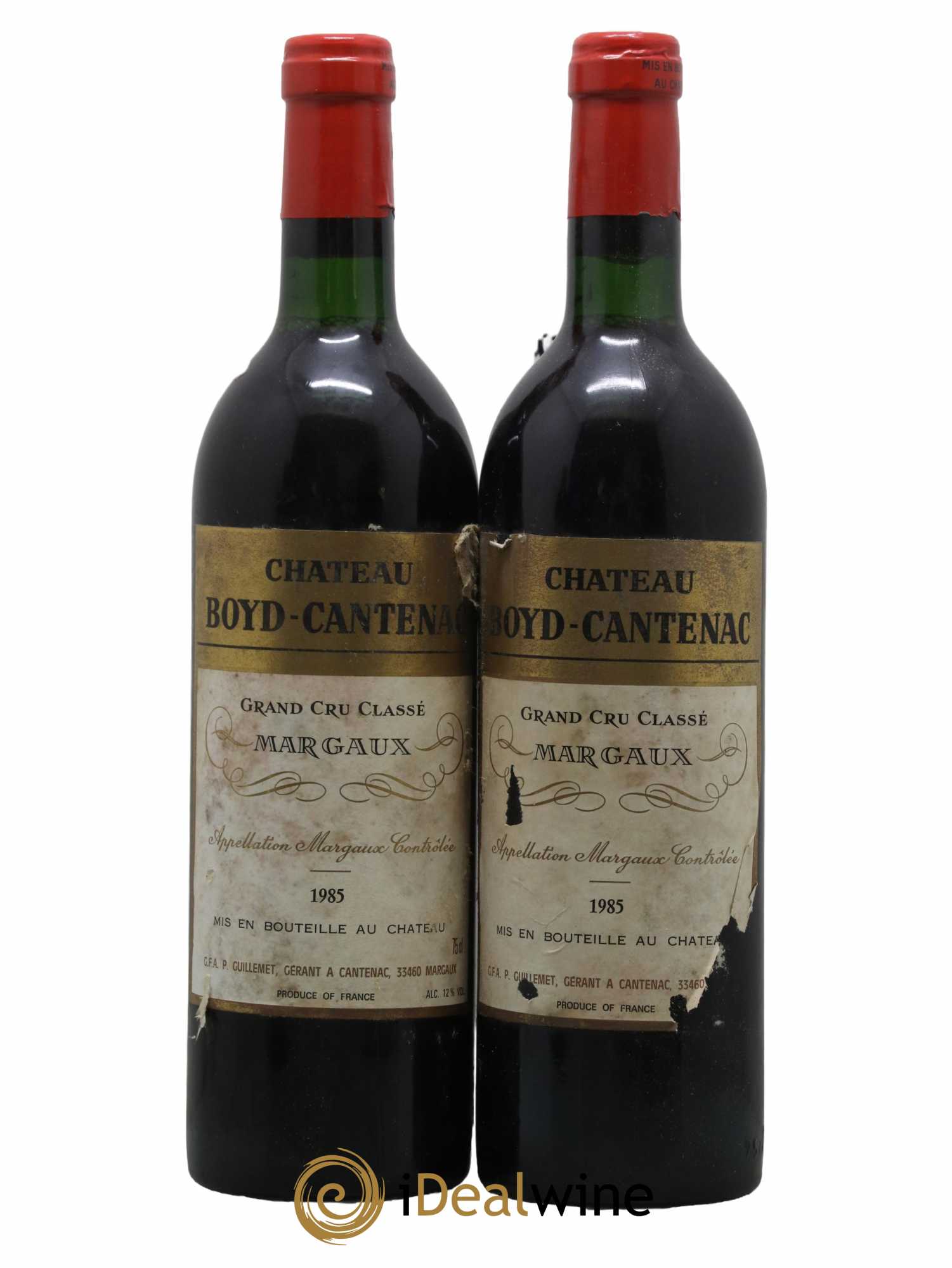 Château Boyd Cantenac 3ème Grand Cru Classé 1985 - Lot de 2 bouteilles - 0