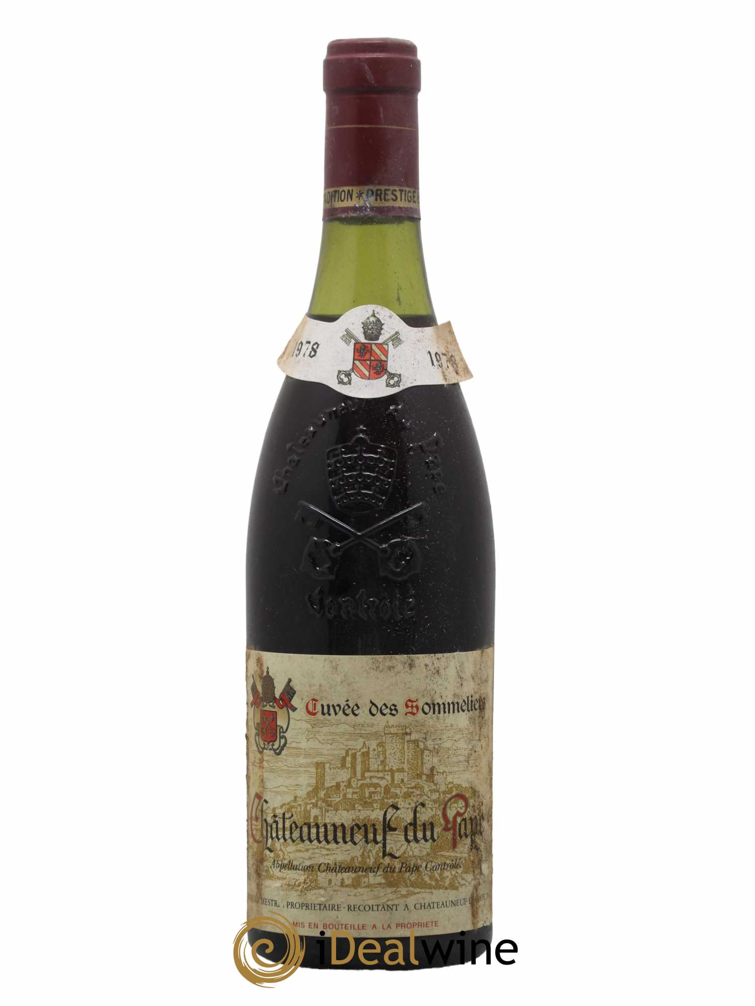 Châteauneuf-du-Pape Cuvée des Sommeliers Domaine Jacques Mestre 1978 - Lot de 1 bouteille - 0