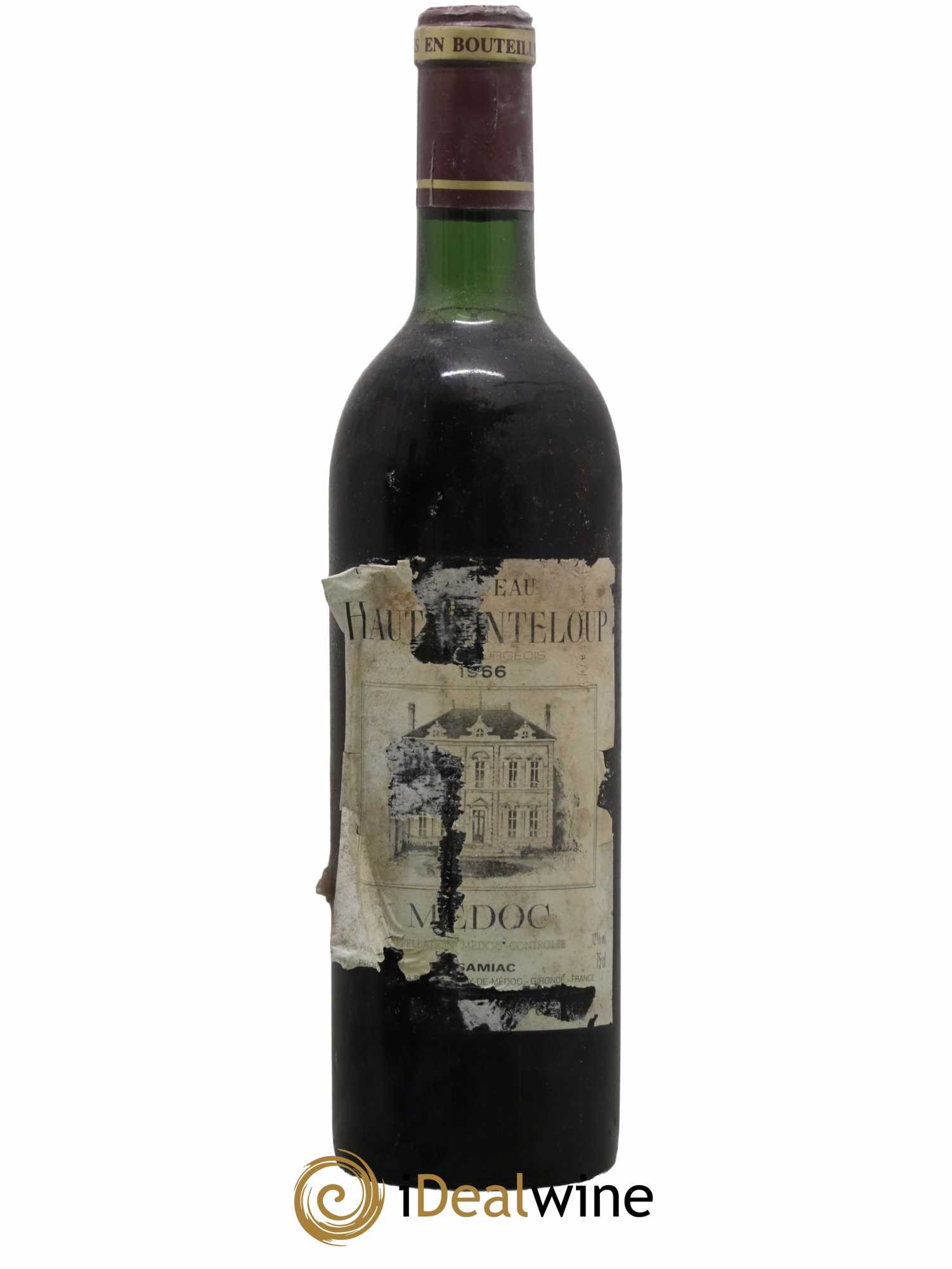 Château Haut Canteloup Cru Bourgeois 1966 - Lot de 1 bouteille - 0