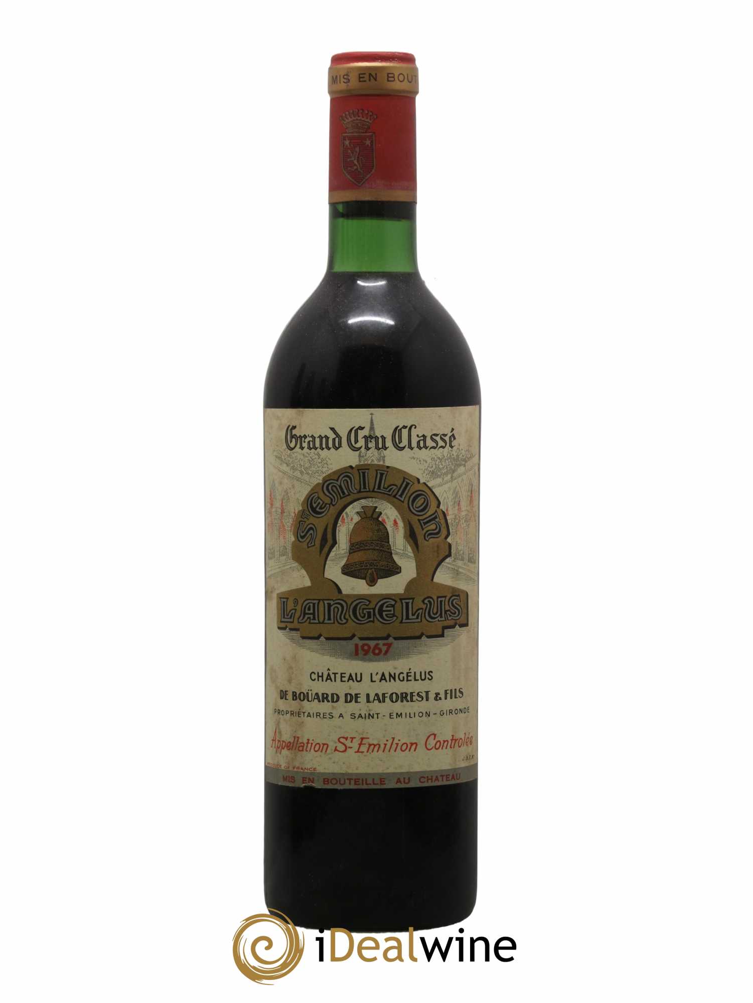 Château Angélus 1er Grand Cru Classé A 1967 - Lot of 1 bottle - 0