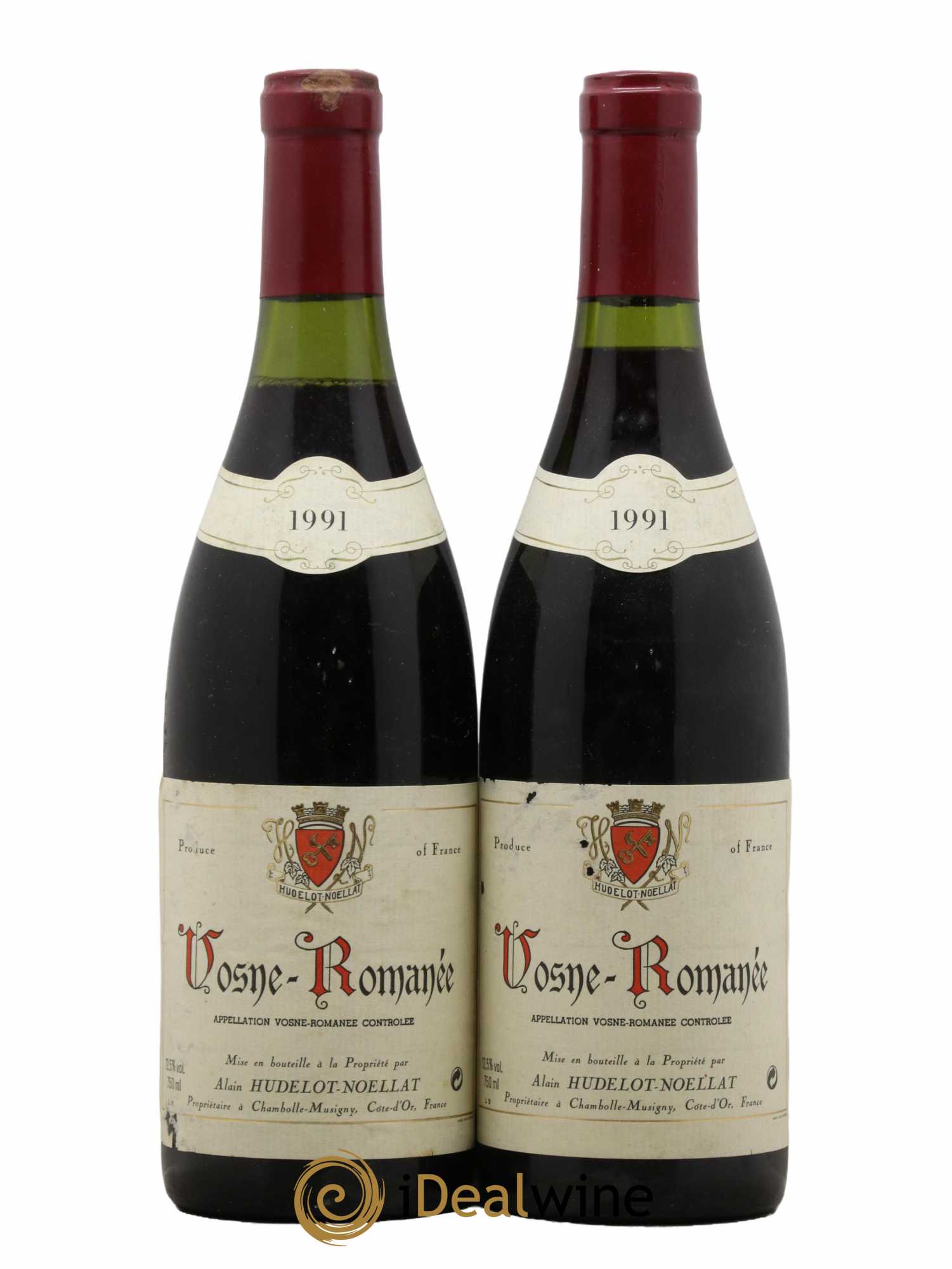 Vosne-Romanée Hudelot-Noëllat 1991 - Posten von 2 Flaschen - 0