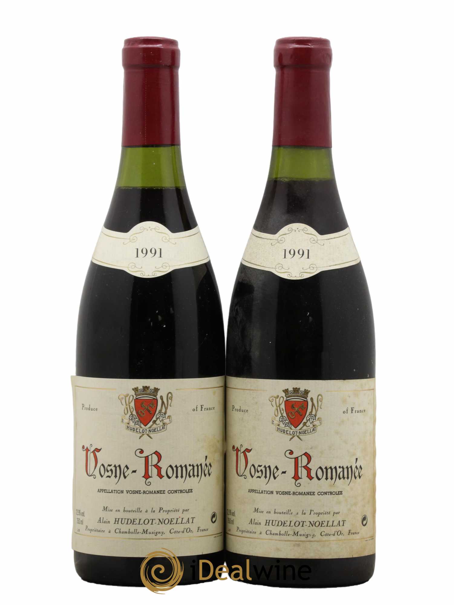 Vosne-Romanée Hudelot-Noëllat 1991 - Posten von 2 Flaschen - 0