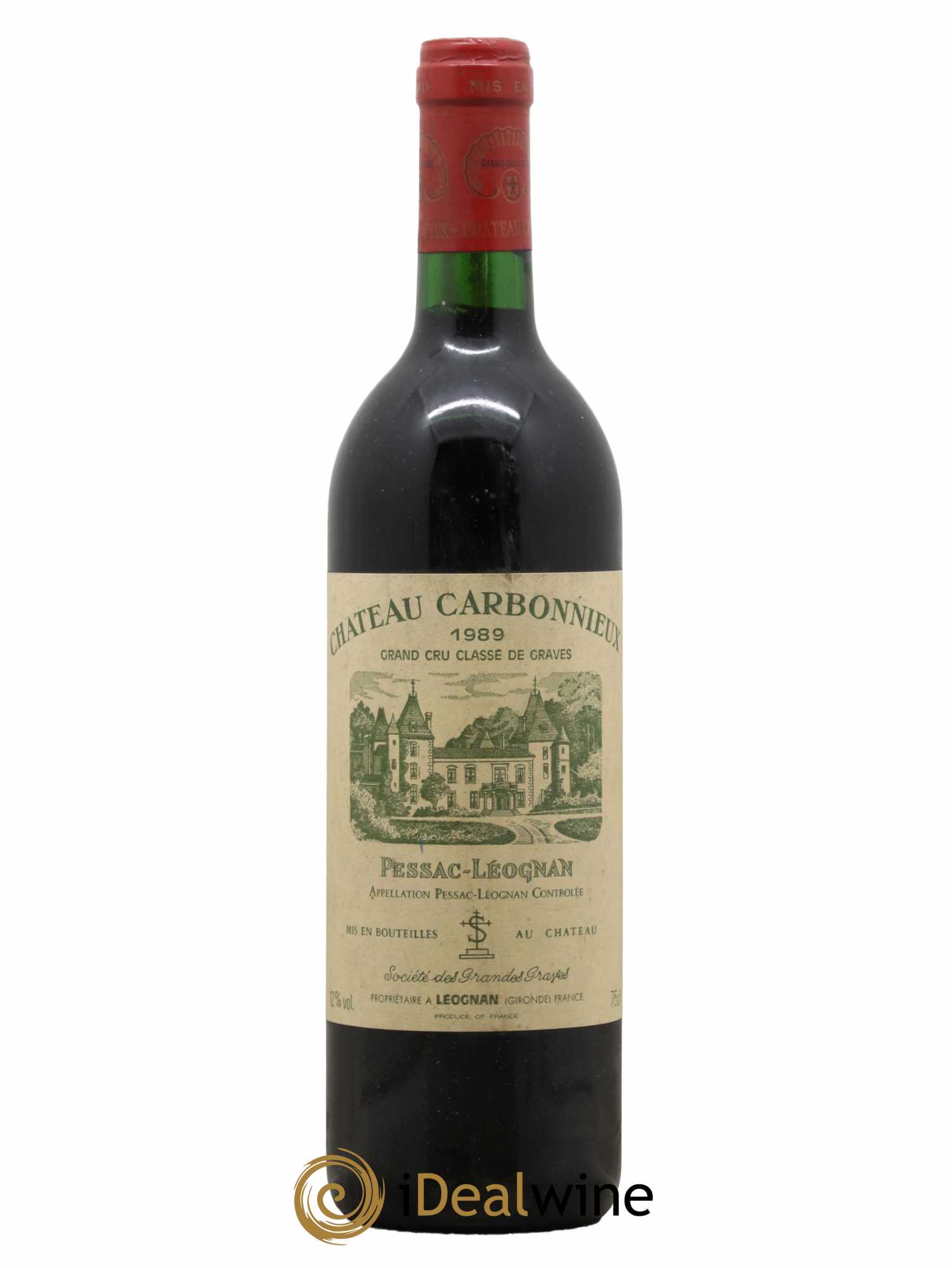 Château Carbonnieux Cru Classé de Graves 1989 - Lot de 1 bouteille - 0