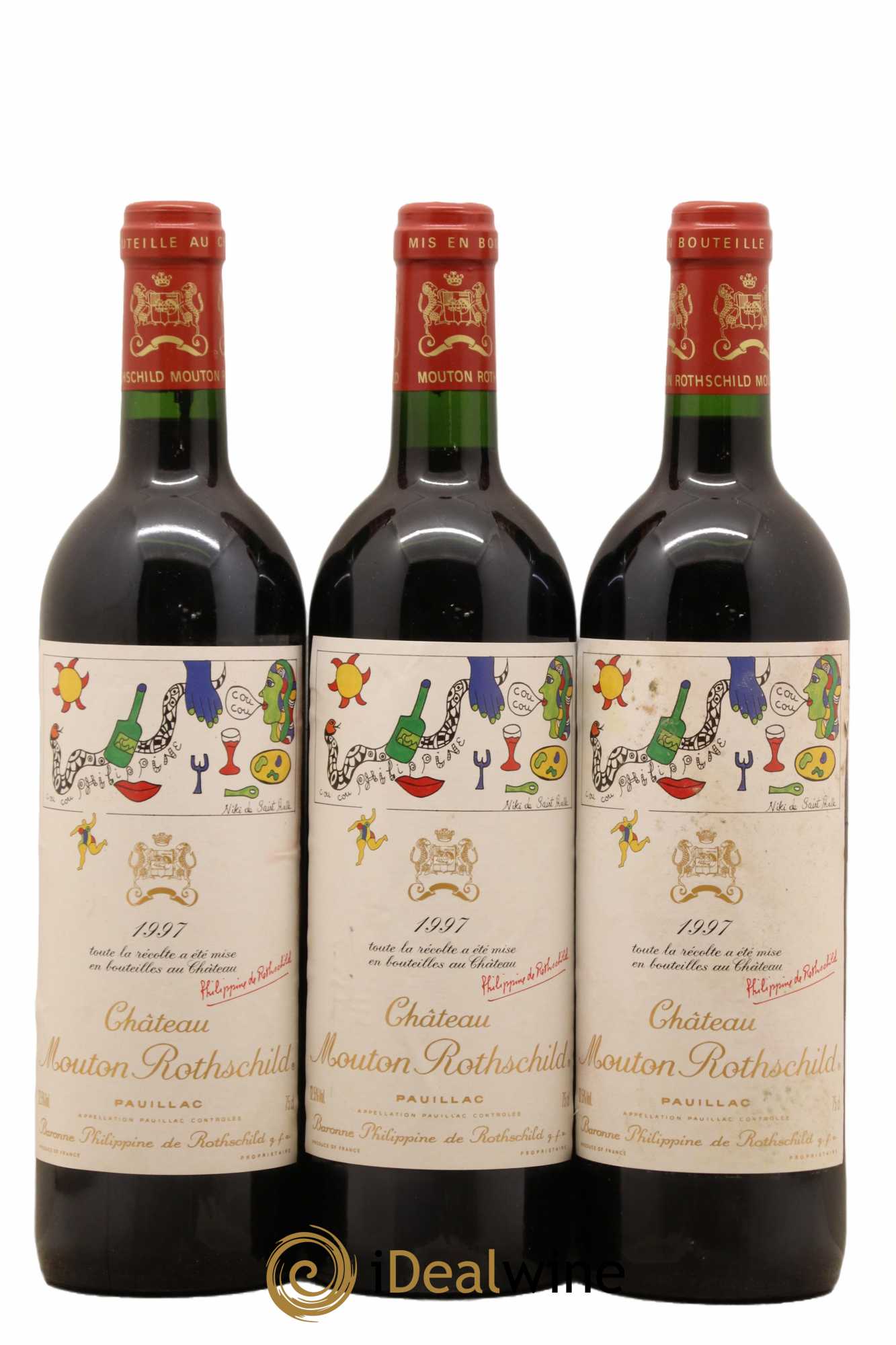 Château Mouton Rothschild 1er Grand Cru Classé 1997 - Lot de 12 bouteilles - 3