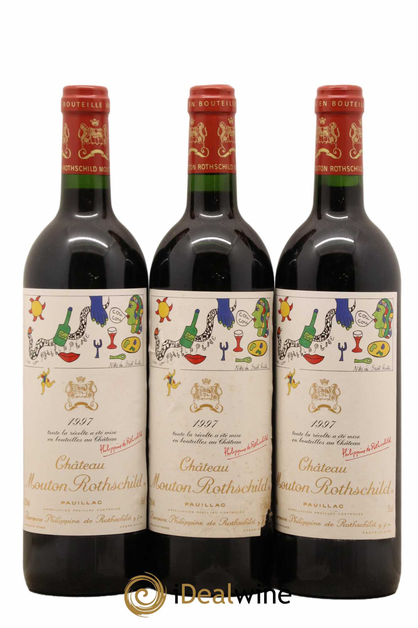 Château Mouton Rothschild 1er Grand Cru Classé 1997 - Lot of 12 bottles - 5