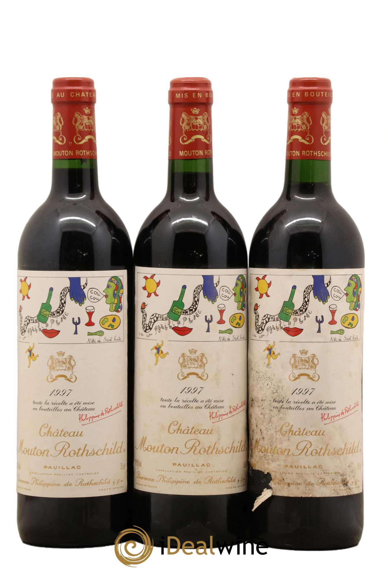 Château Mouton Rothschild 1er Grand Cru Classé 1997 - Posten von 12 Flaschen - 7