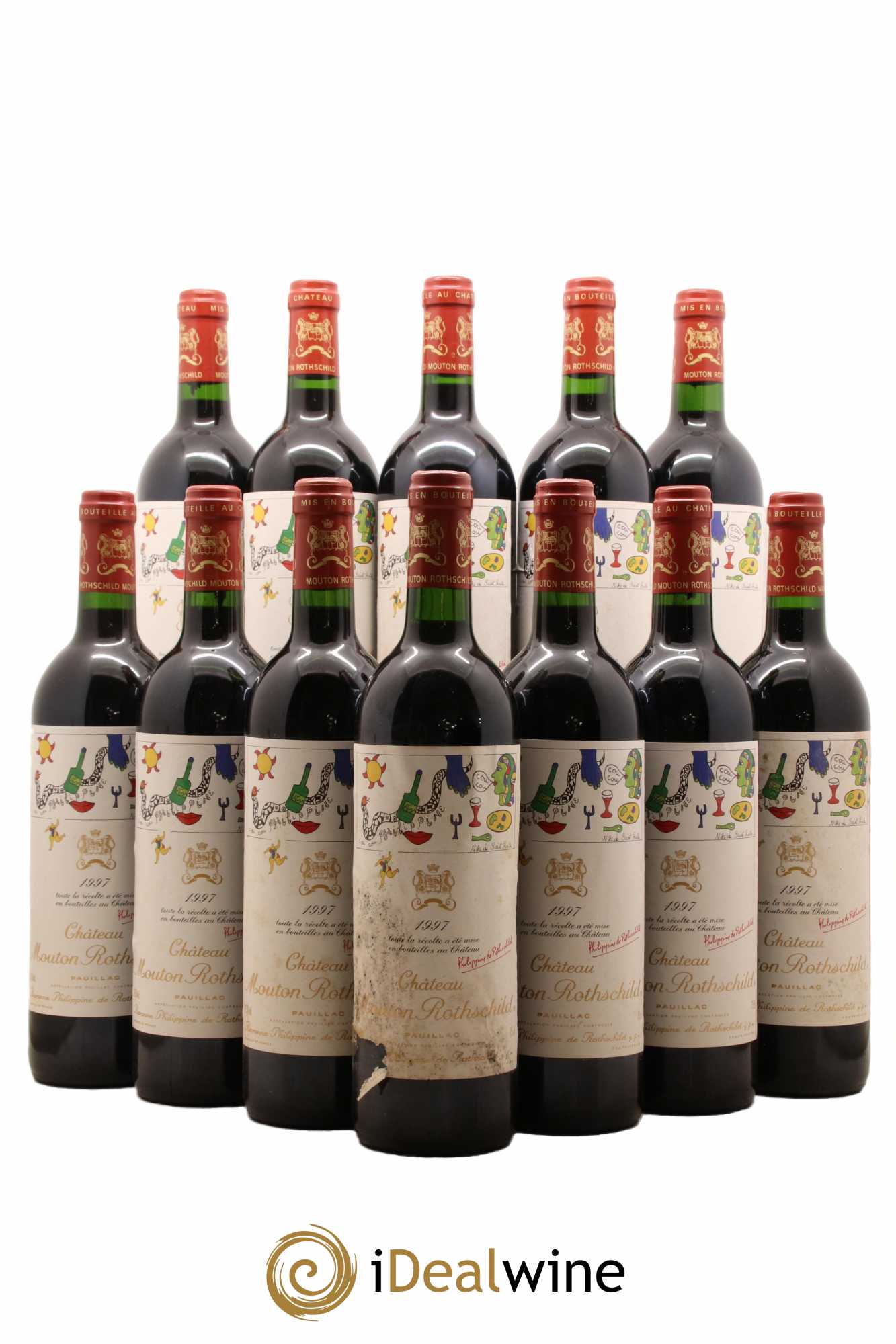 Château Mouton Rothschild 1er Grand Cru Classé 1997 - Posten von 12 Flaschen - 0