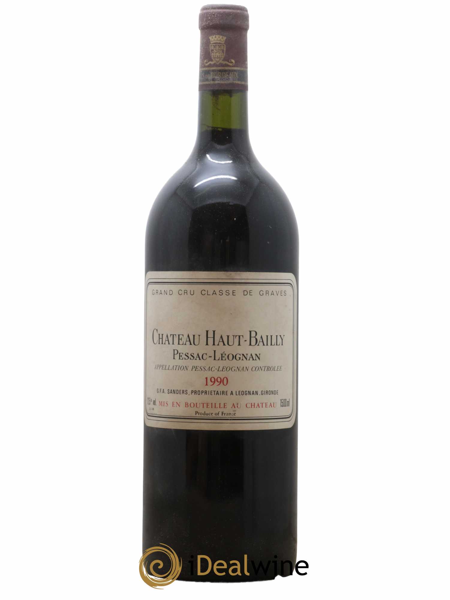 Château Haut-Bailly Cru Classé de Graves 1990 - Lot of 1 magnum - 0