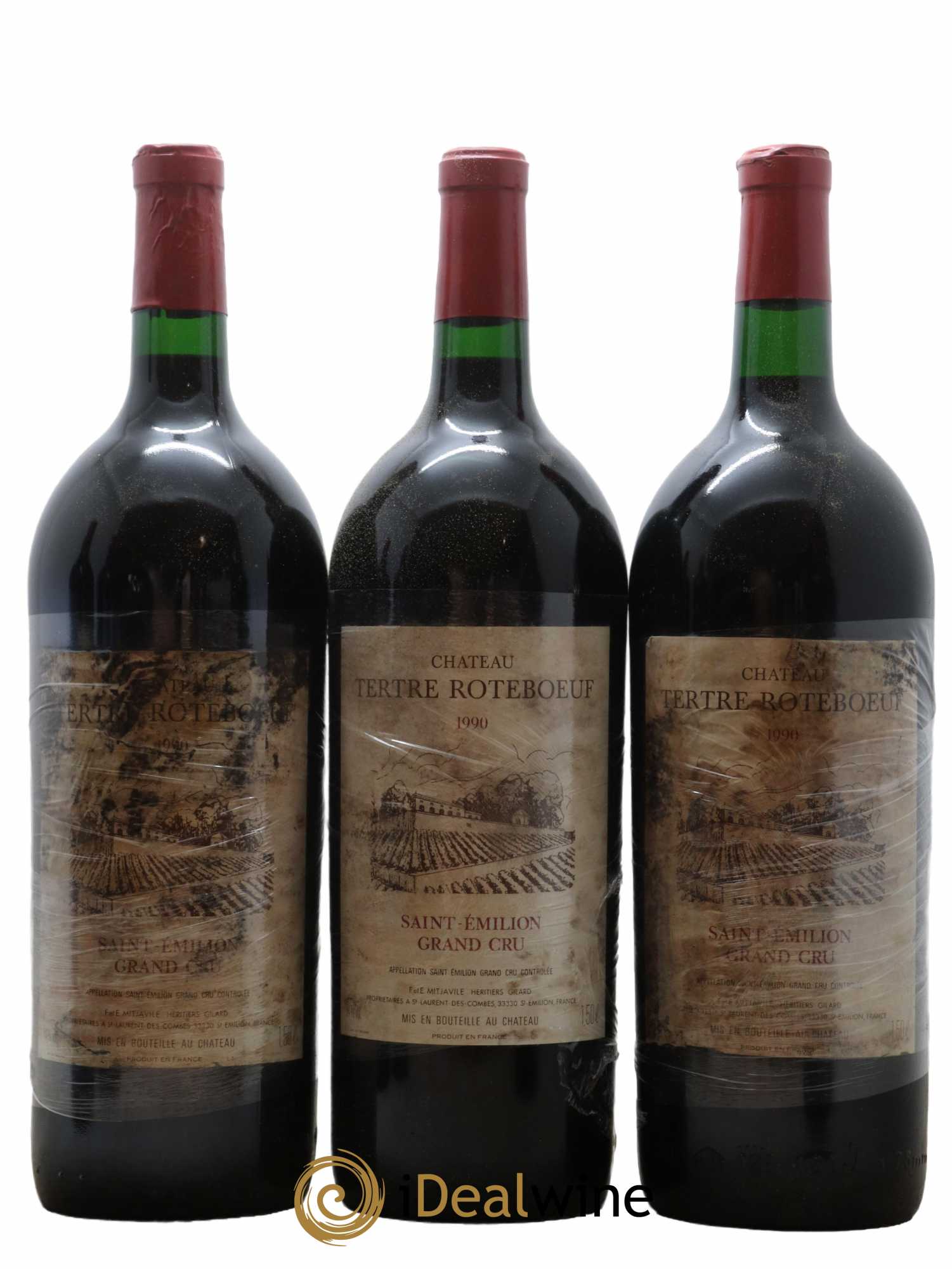 Château Tertre Roteboeuf  1990 - Posten von 6 Magnum - 1