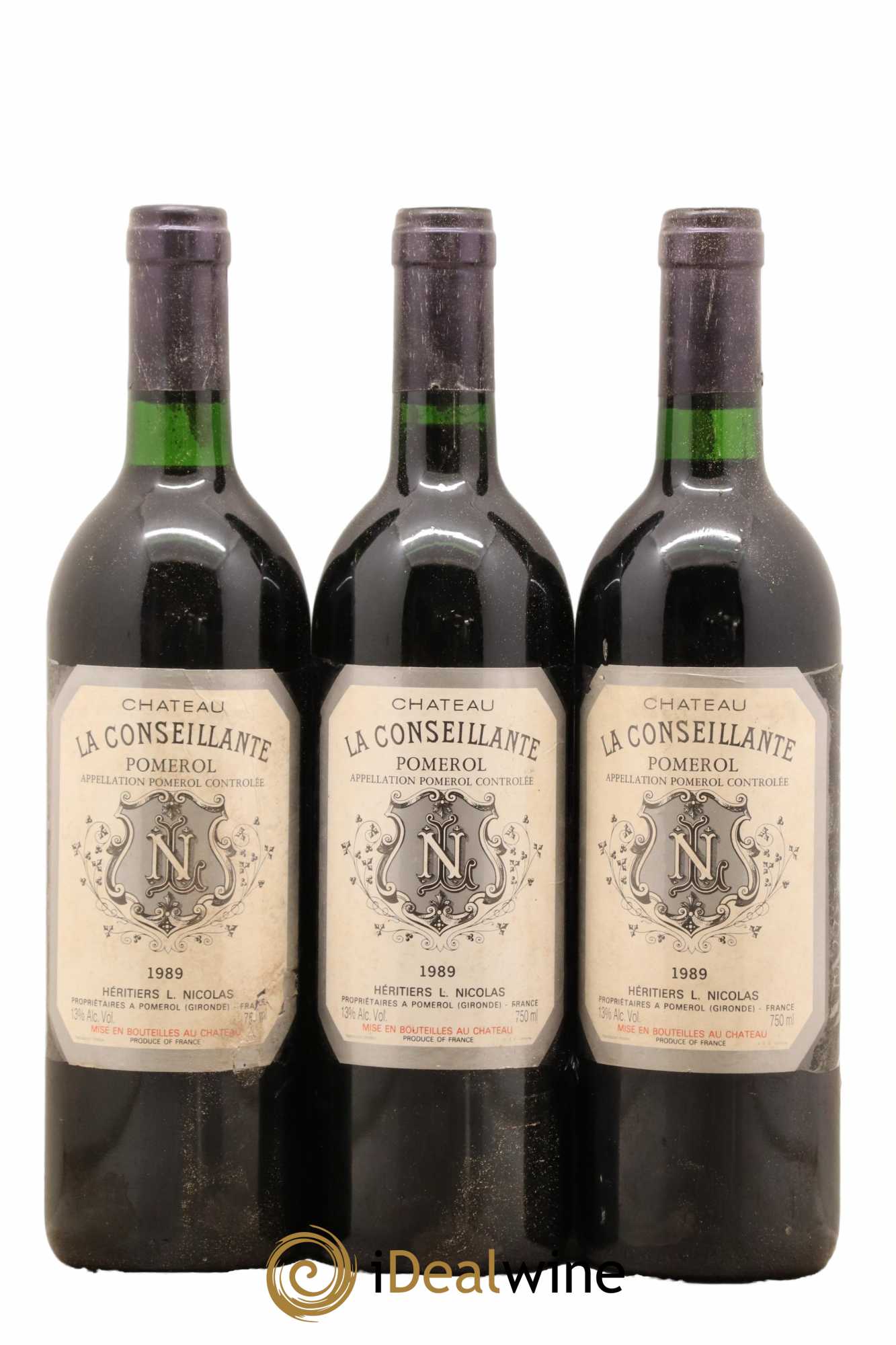 Château la Conseillante 1989 - Lot of 12 bottles - 1