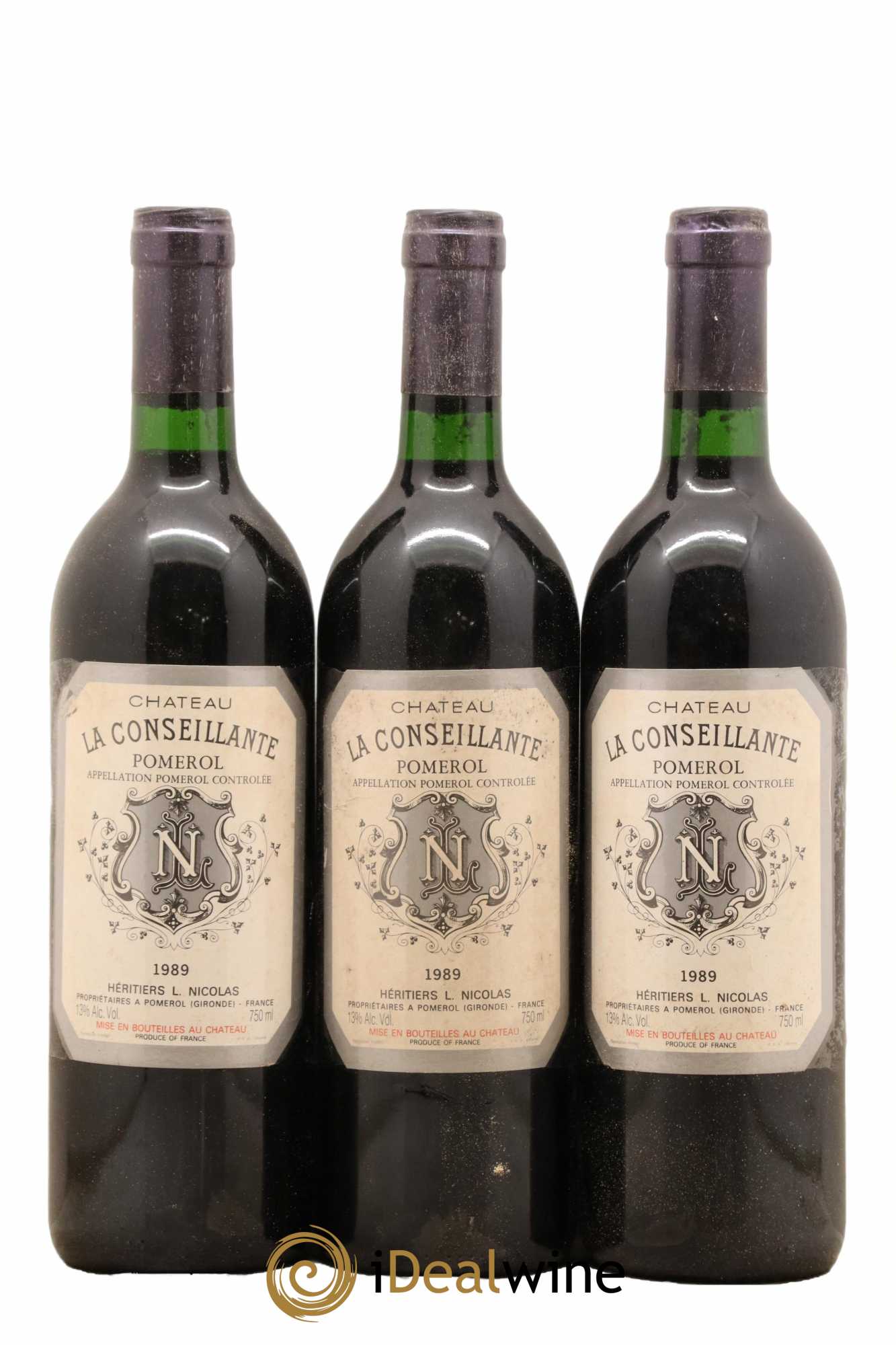 Château la Conseillante 1989 - Lot de 12 bouteilles - 2