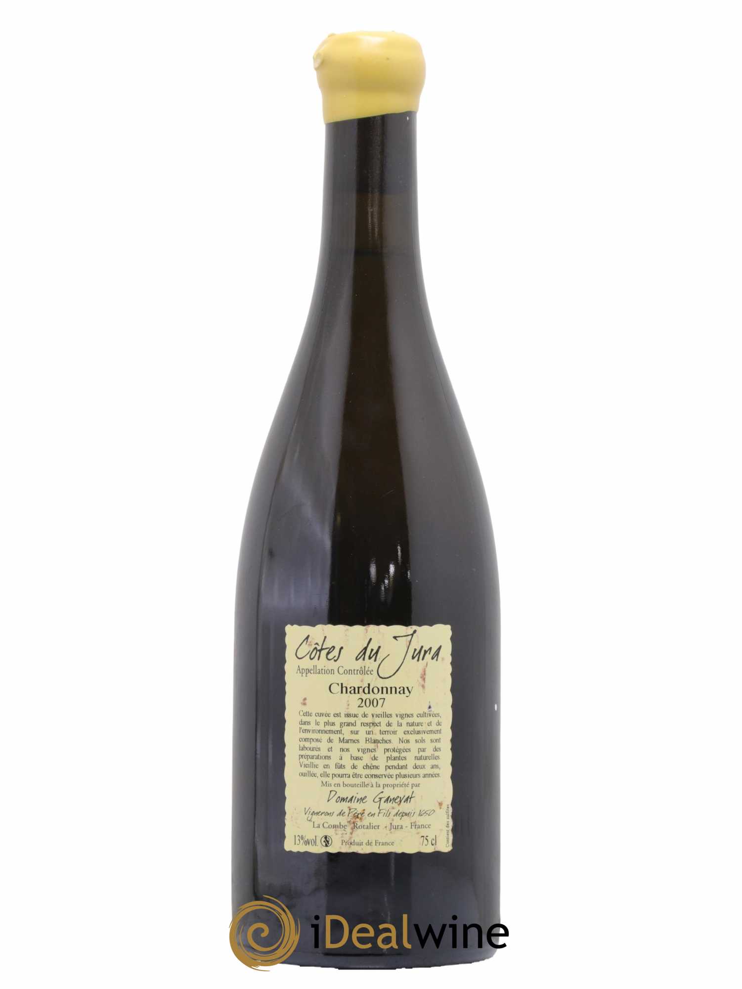 Côtes du Jura Les Grands Teppes Vieilles Vignes Jean-François Ganevat (Domaine) 2007 - Lot de 1 bouteille - 1