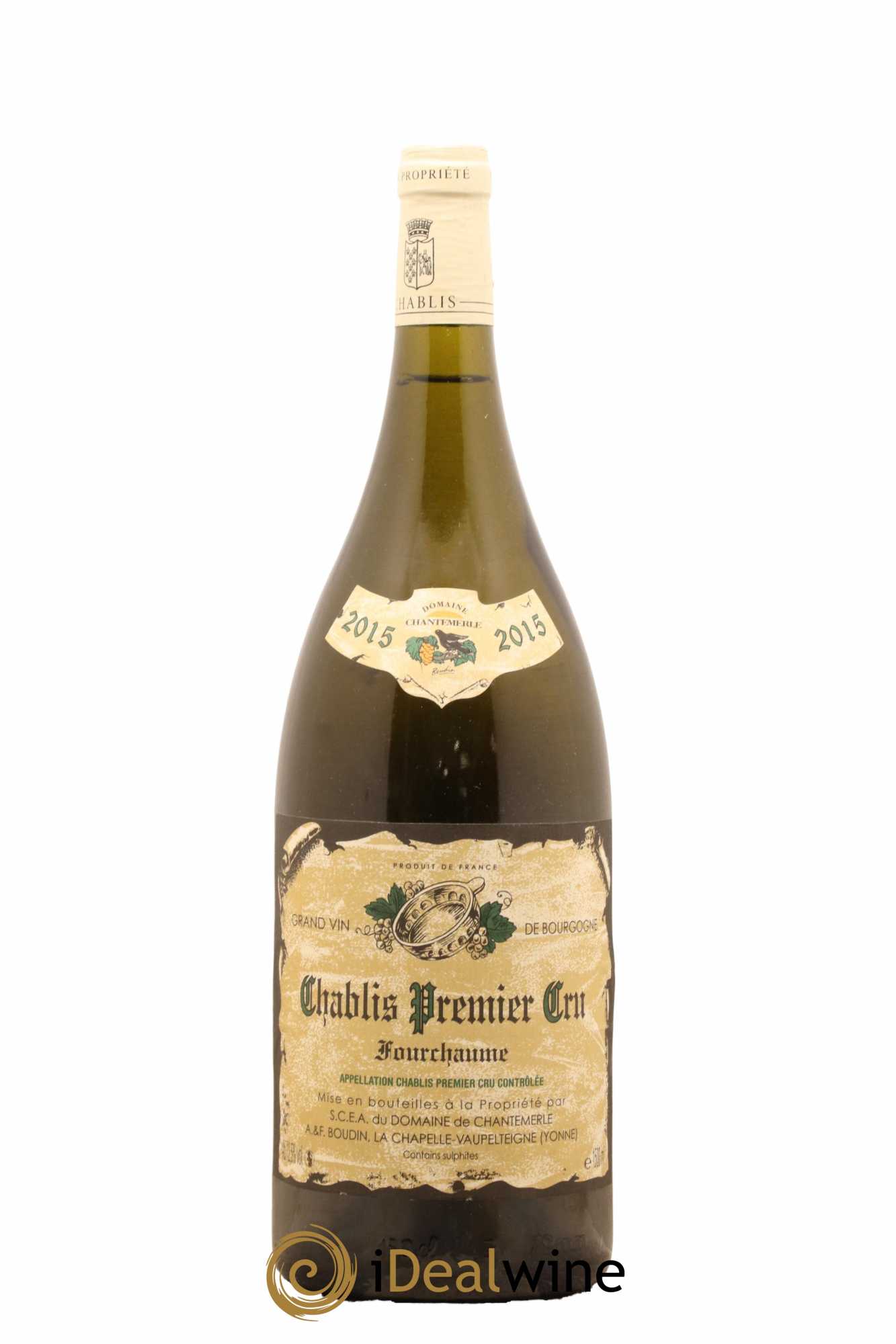 Chablis 1er Cru Fourchaume Chantemerle (Domaine de) 2015 - Lotto di 1 magnum - 0