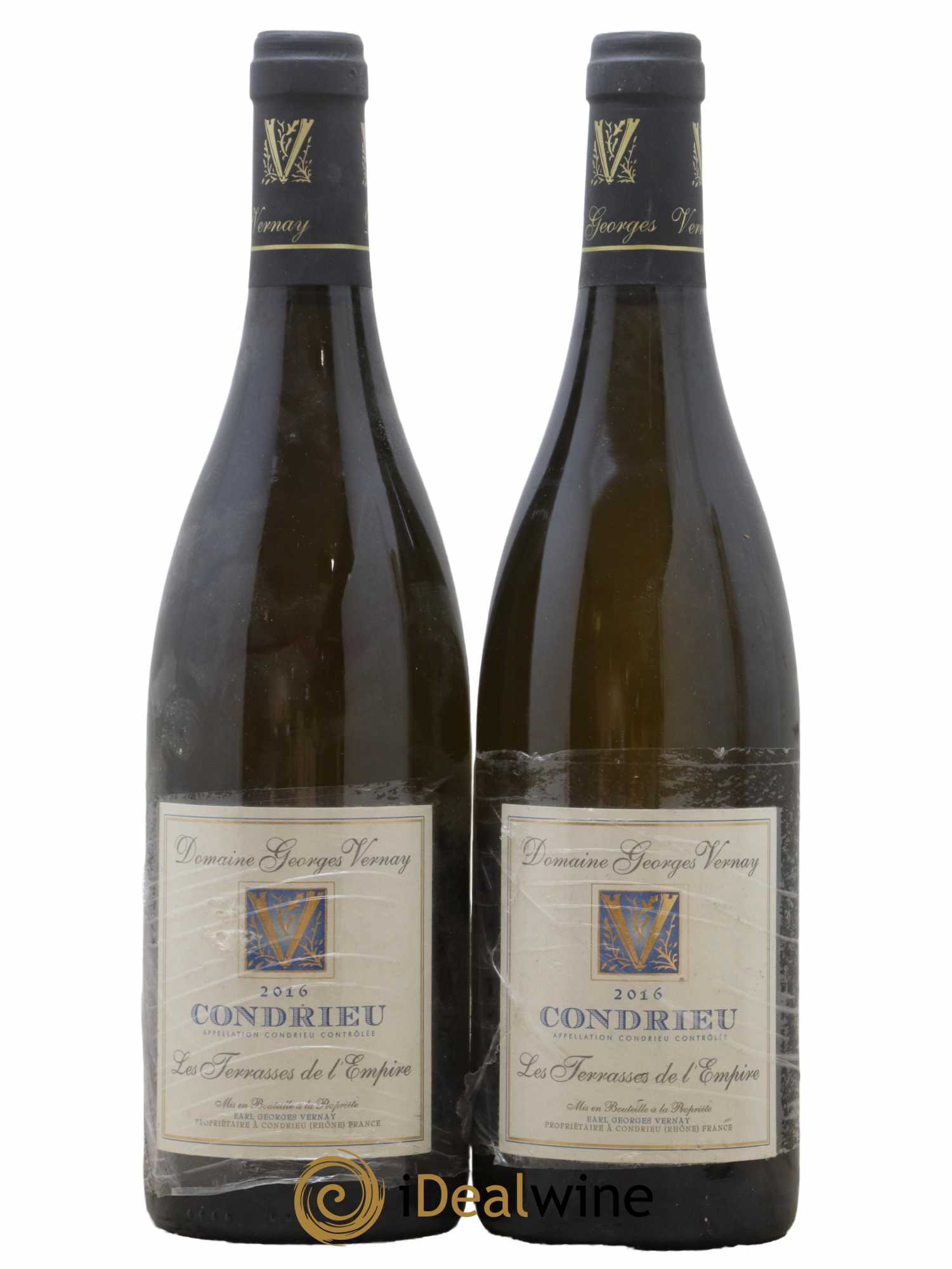 Condrieu Terrasses de l'Empire Georges Vernay 2016 - Lot of 2 bottles - 0