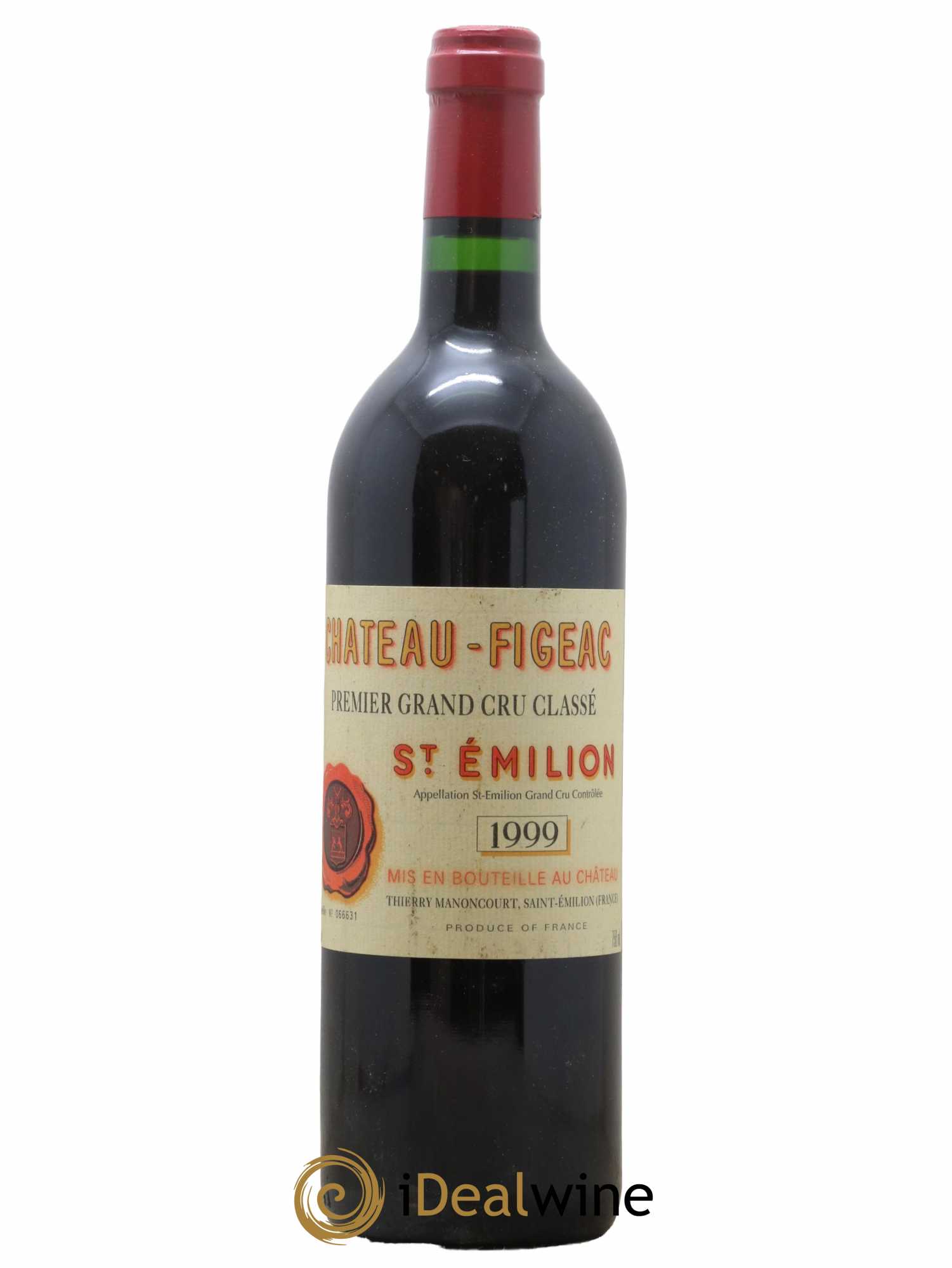 Château Figeac 1er Grand Cru Classé A 1999 - Posten von 1 Flasche - 0