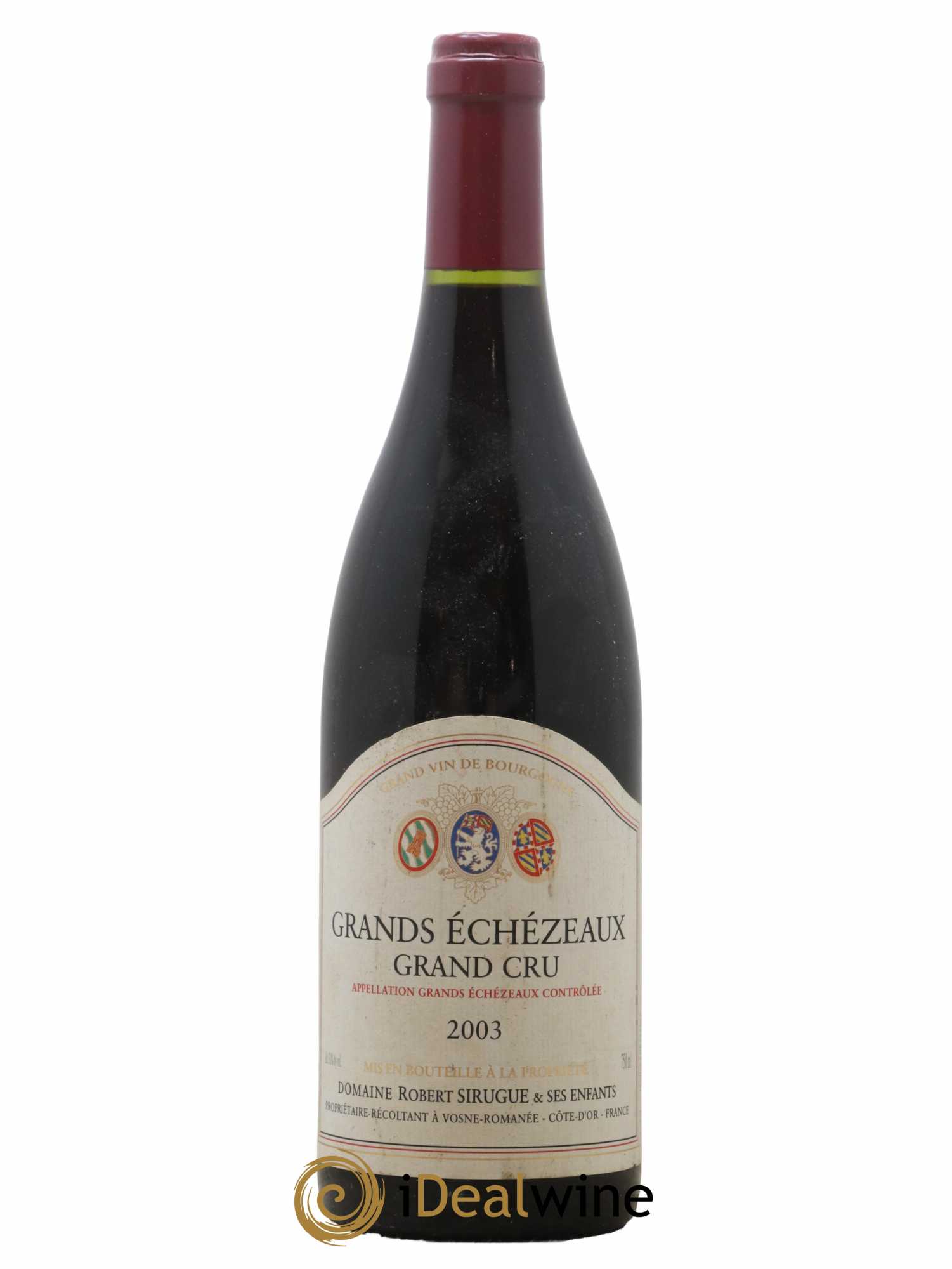 Grands-Echezeaux Grand Cru Robert Sirugue (Domaine) 2003 - Lotto di 1 bottiglia - 0