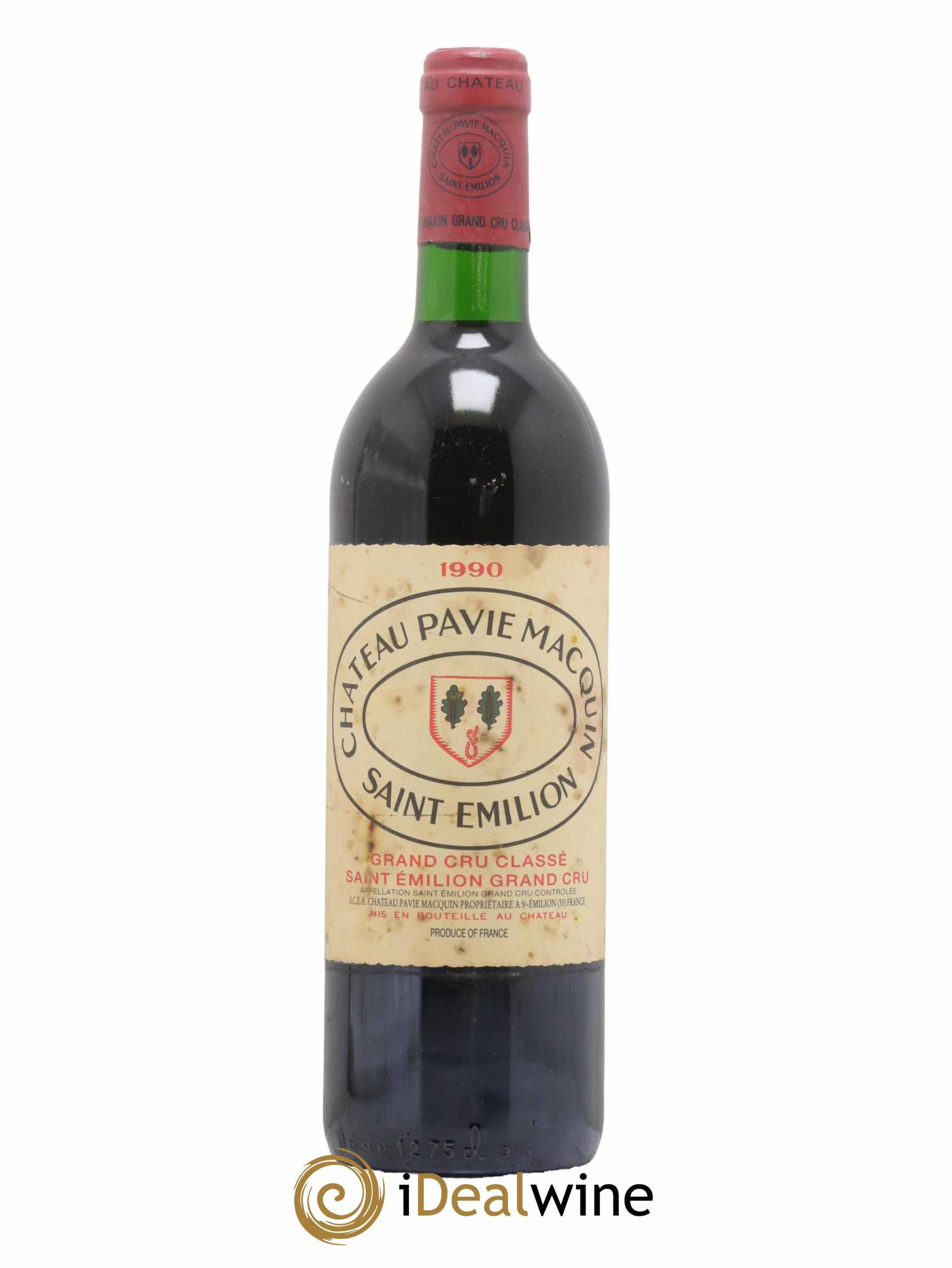 Château Pavie Macquin 1er Grand Cru Classé B 1990 - Lot of 1 bottle - 0