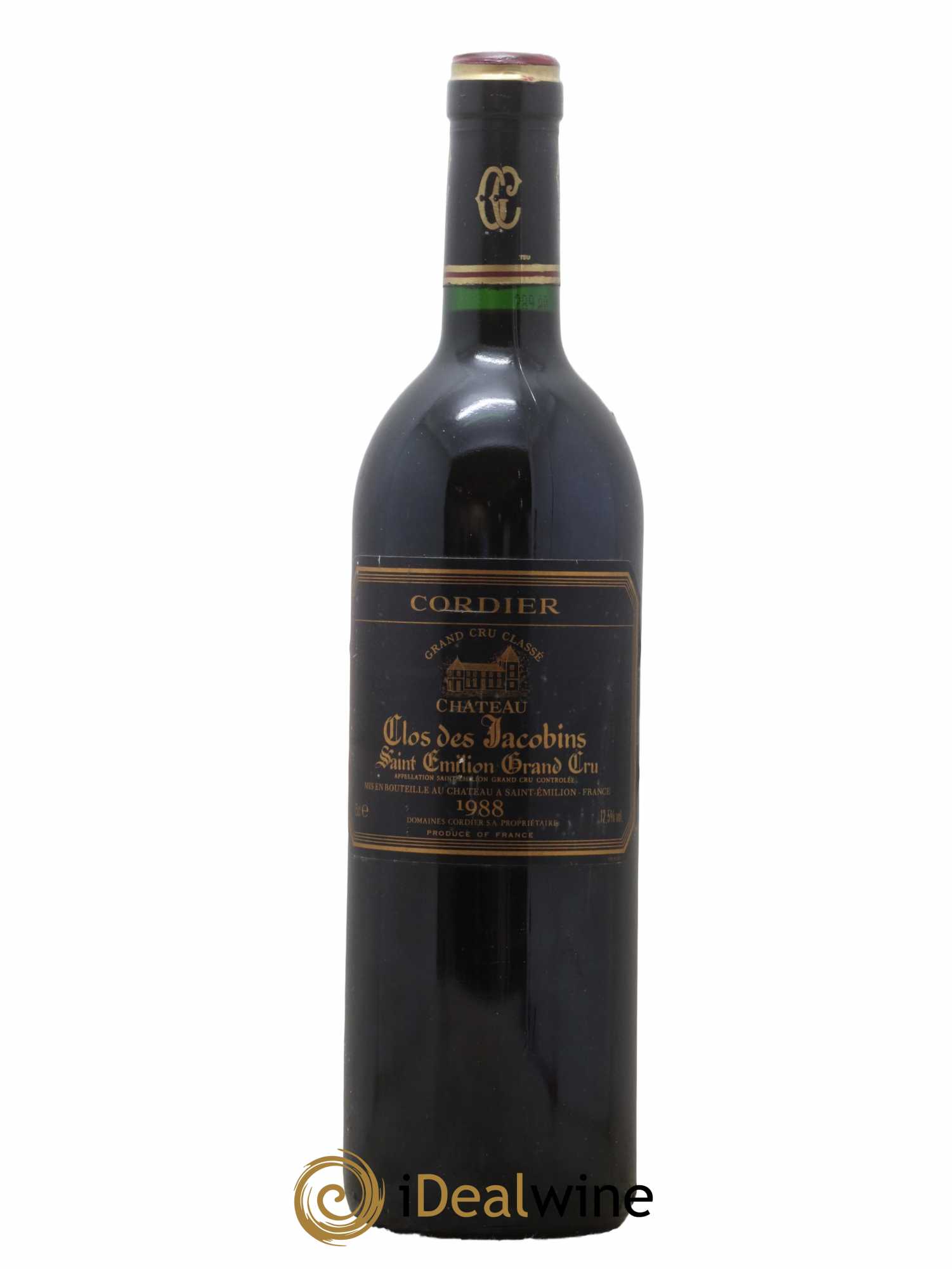 Château Clos des Jacobins Grand Cru Classé 1988 - Lotto di 1 bottiglia - 0