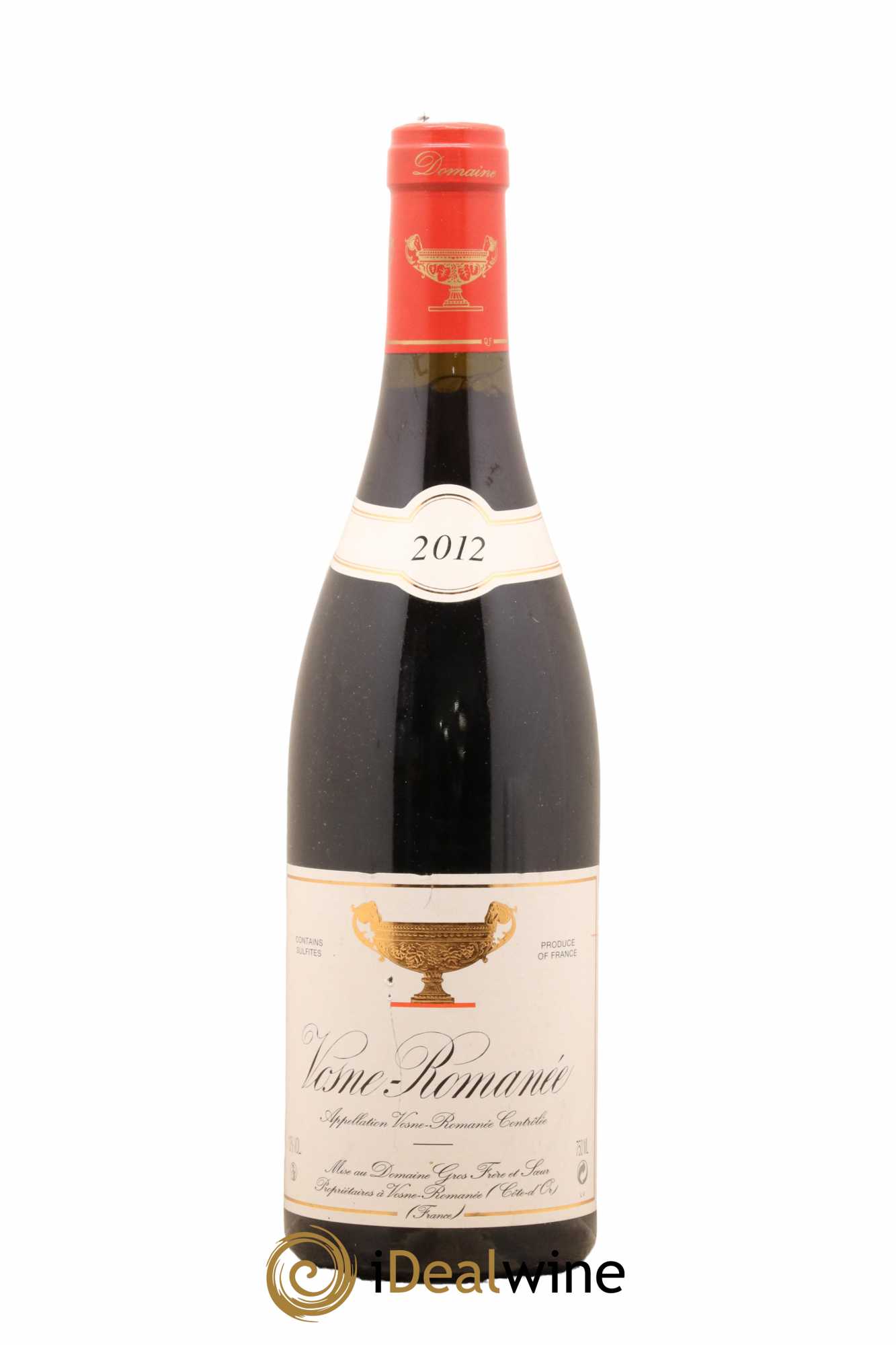 Vosne-Romanée Gros Frère & Soeur 2012 - Lot de 1 bouteille - 0