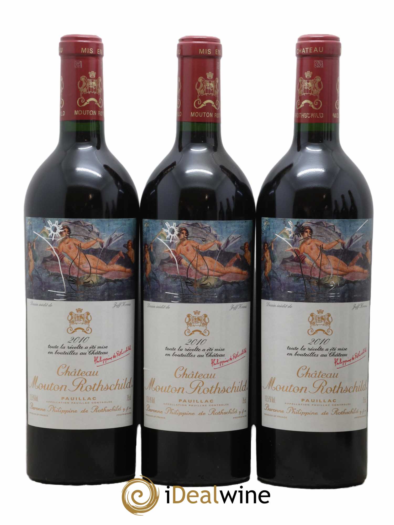 Château Mouton Rothschild 1er Grand Cru Classé 2010 - Lotto di 6 bottiglie - 1