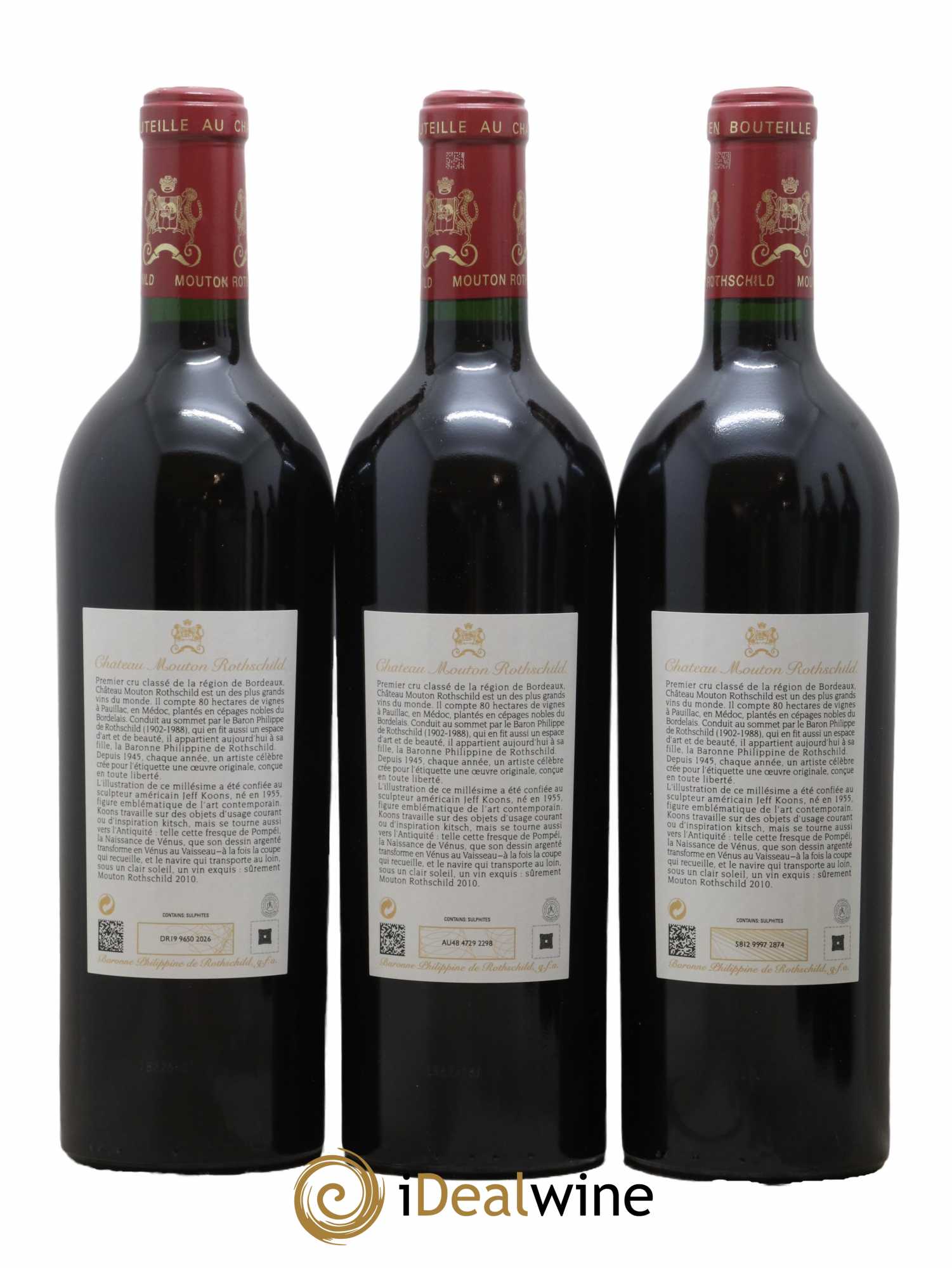 Château Mouton Rothschild 1er Grand Cru Classé 2010 - Lotto di 6 bottiglie - 2