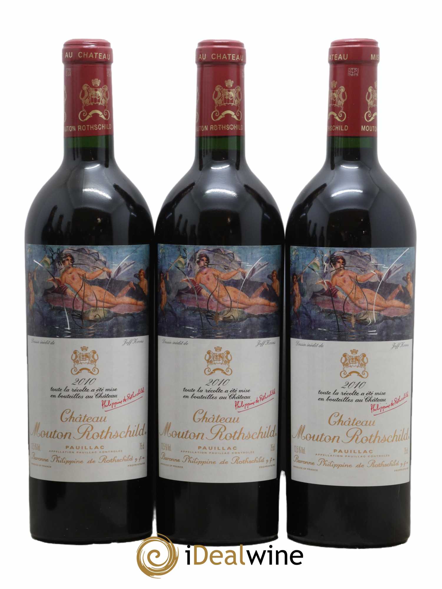 Château Mouton Rothschild 1er Grand Cru Classé 2010 - Posten von 6 Flaschen - 3