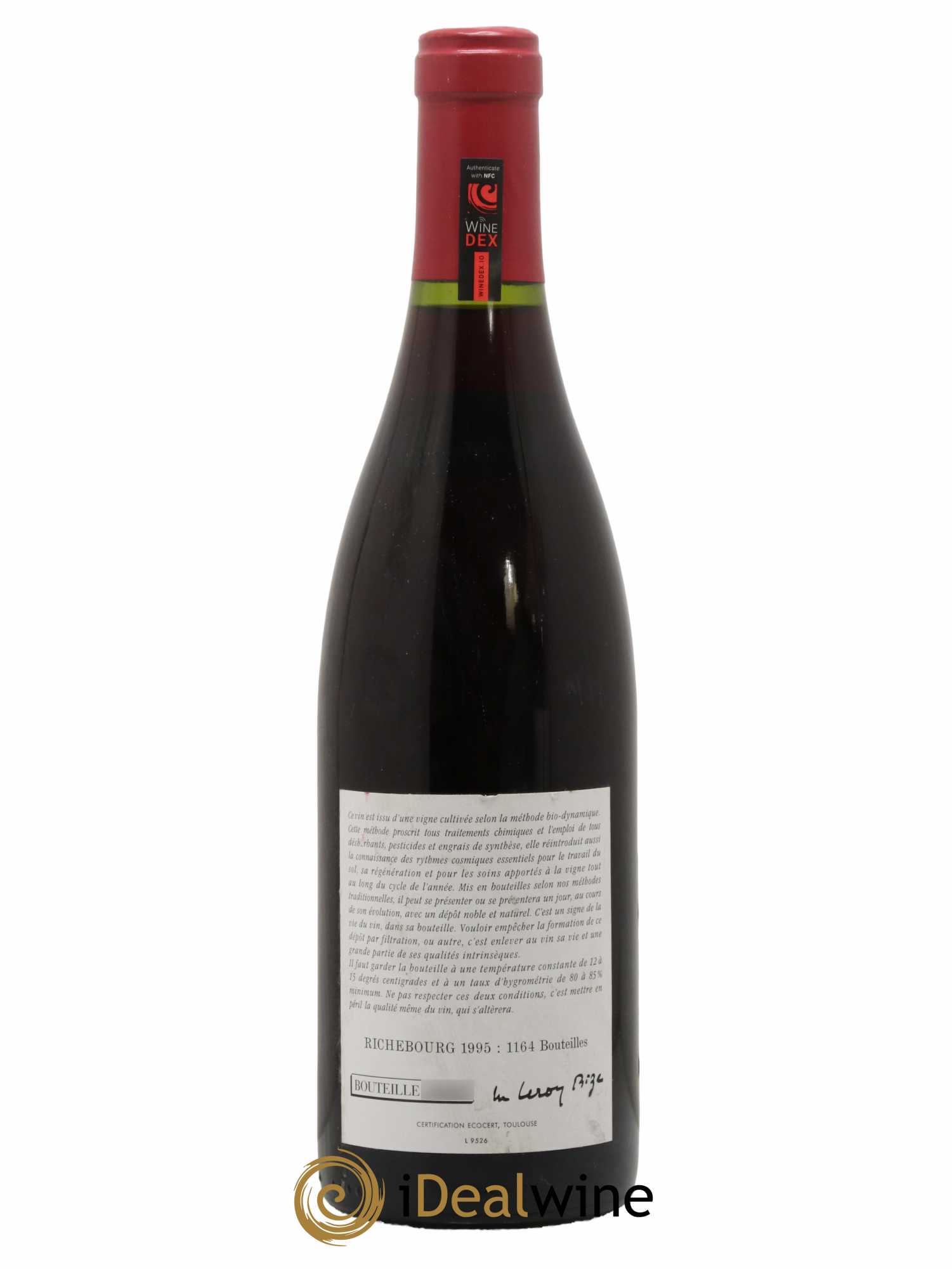 Richebourg Grand Cru Leroy (Domaine) 1995 - Lotto di 1 bottiglia - 1