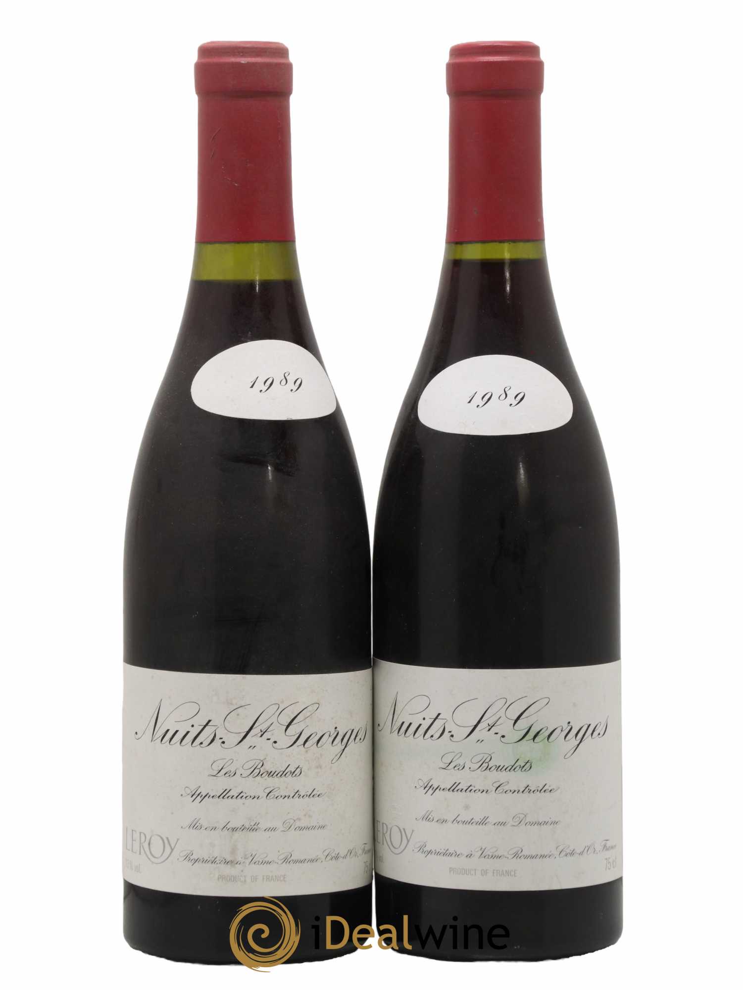 Nuits Saint-Georges 1er Cru Aux Boudots Leroy (Domaine) 1989 - Lot of 2 bottles - 0