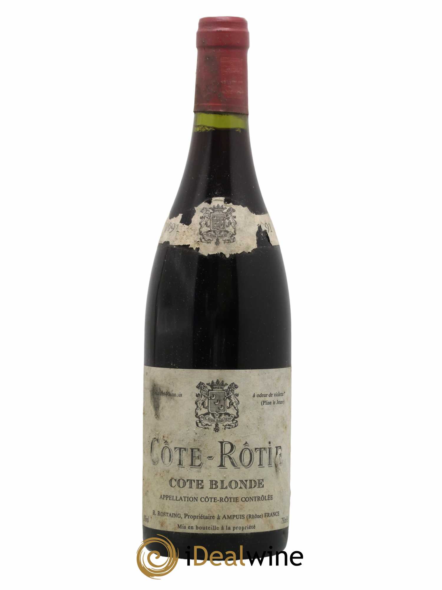 Côte-Rôtie Côte Blonde René Rostaing 1991 - Lot de 1 bouteille - 0