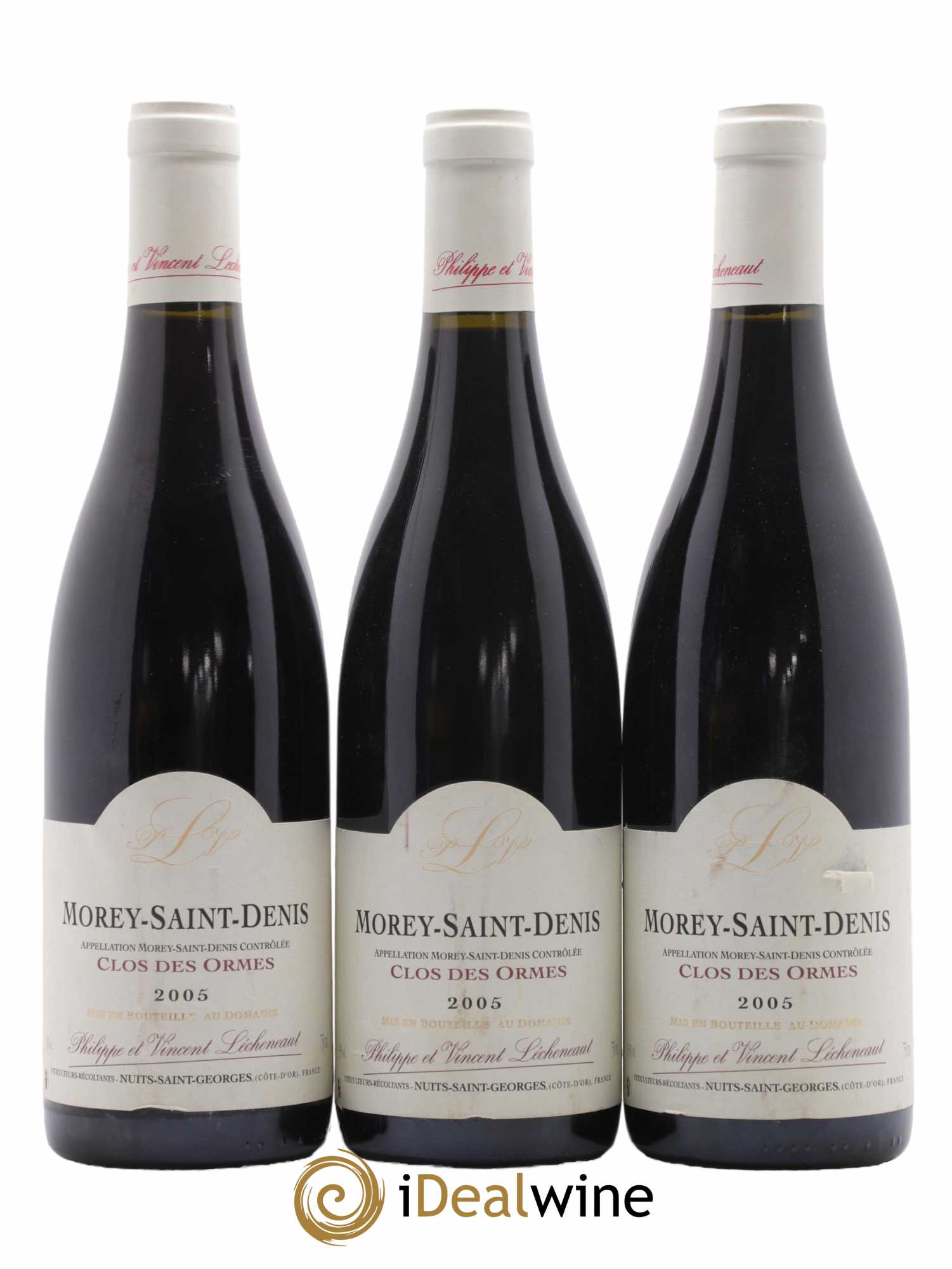 Morey Saint-Denis Clos des Ormes Lécheneaut (Domaine) 2005 - Posten von 3 Flaschen - 0