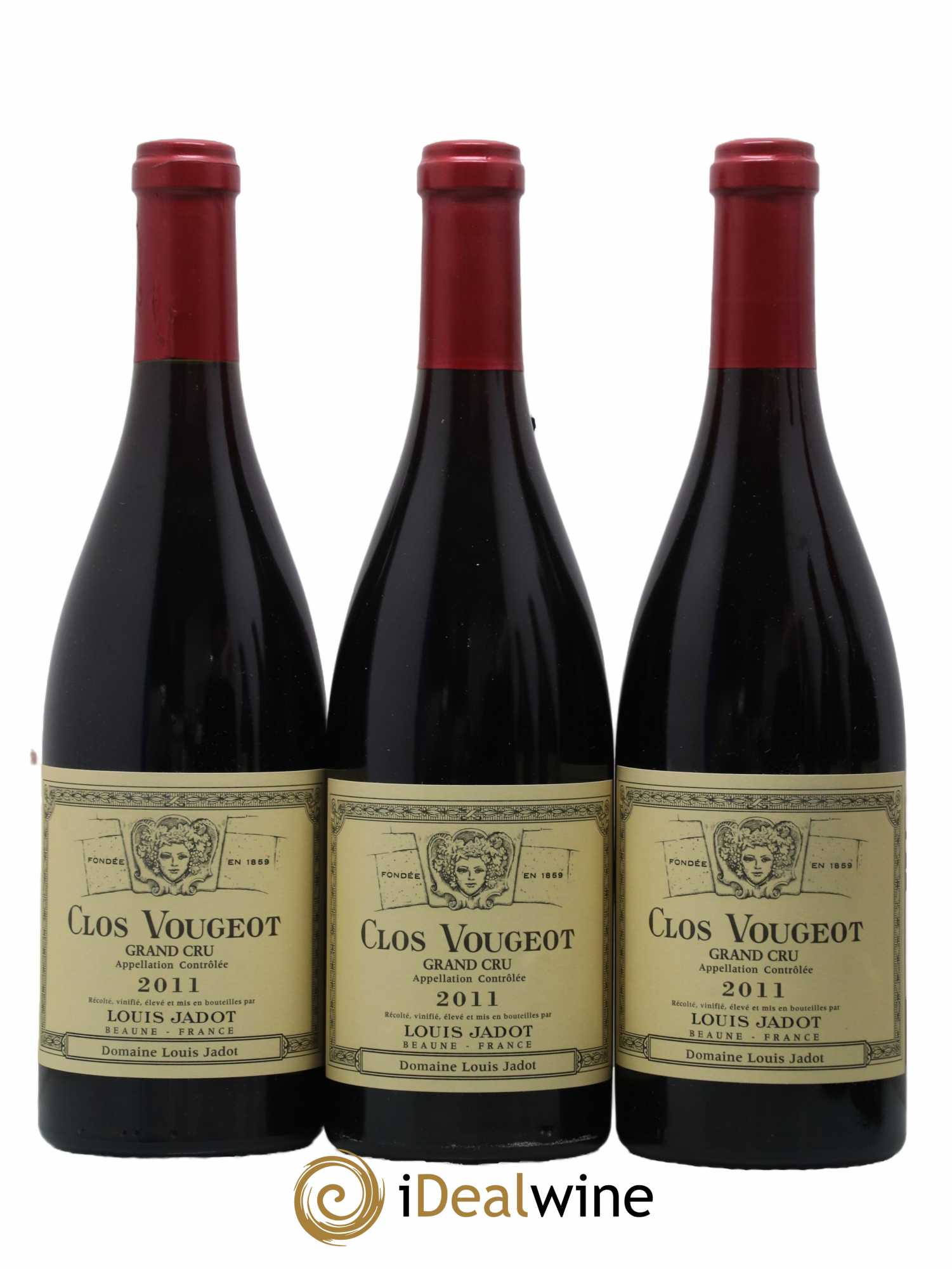 Clos de Vougeot Grand Cru Louis Jadot (Domaine) 2011 - Lot of 6 bottles - 1