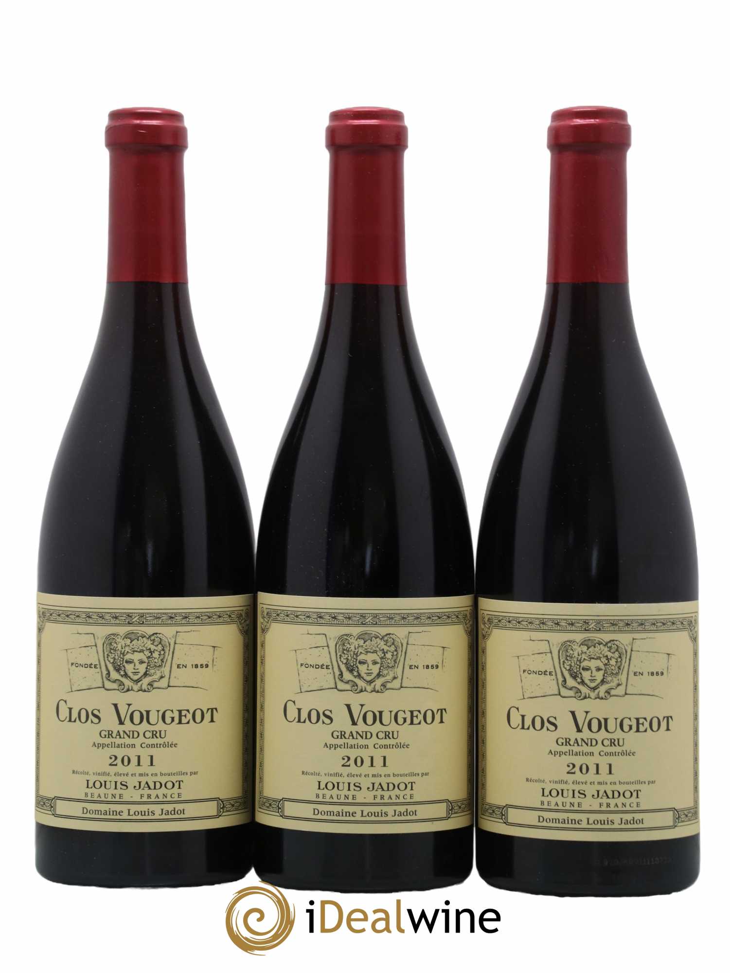 Clos de Vougeot Grand Cru Louis Jadot (Domaine) 2011 - Lot of 6 bottles - 2