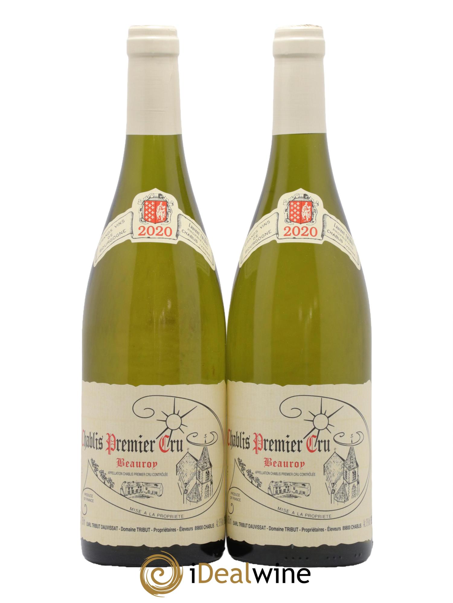 Chablis 1er Cru Beauroy Laurent Tribut 2020 - Lot de 2 bouteilles - 0