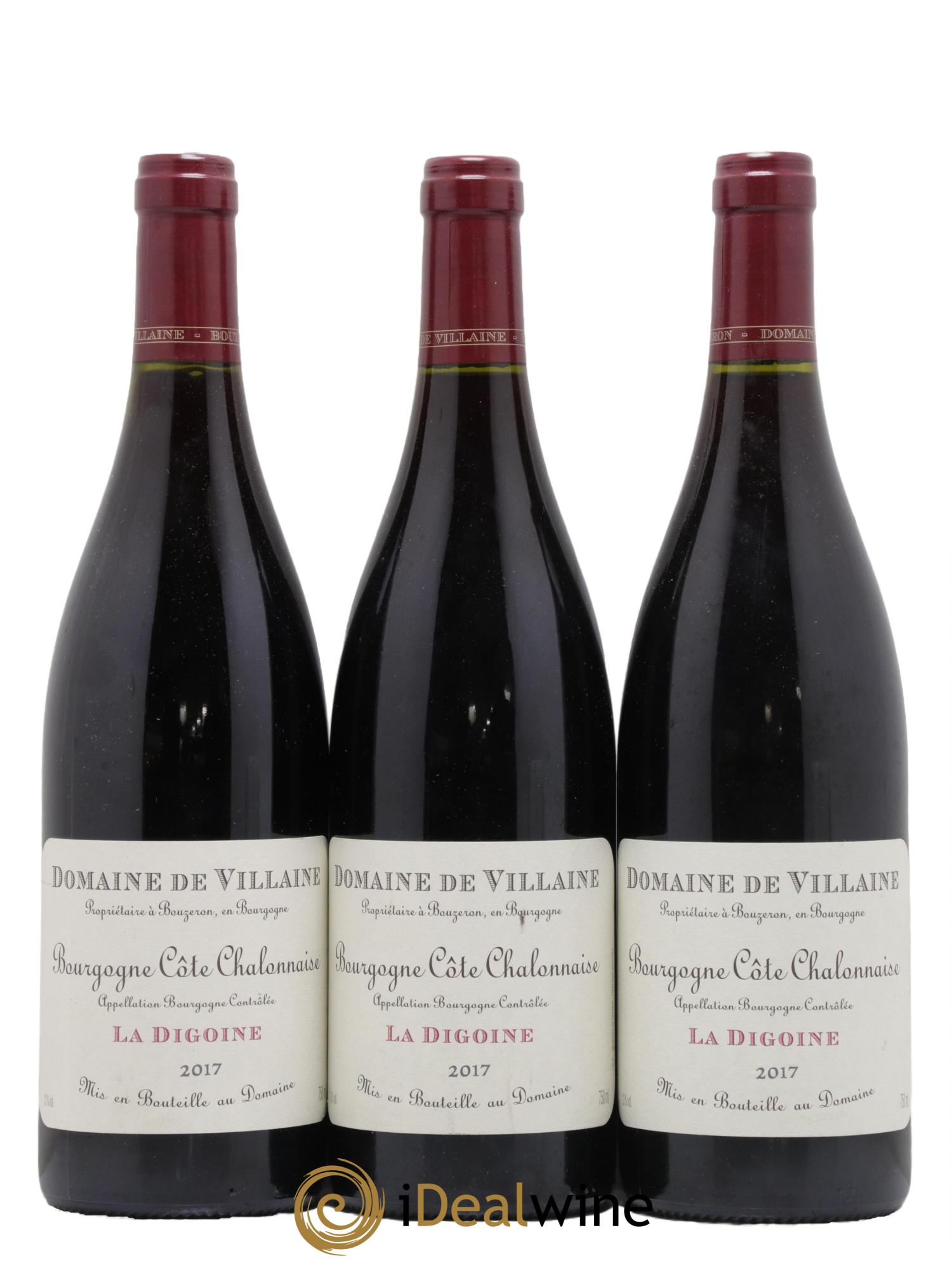 Bourgogne La Digoine Domaine de Villaine 2017 - Posten von 3 Flaschen - 0