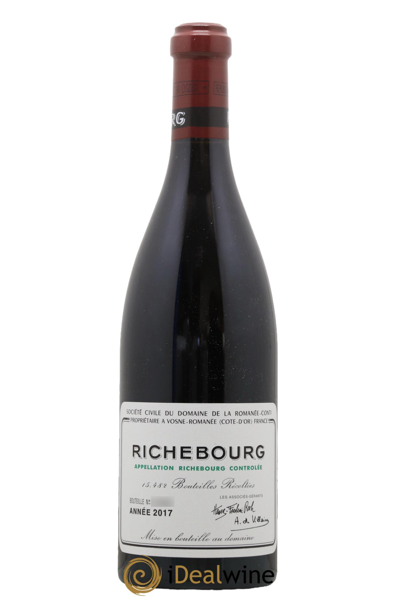 Richebourg Grand Cru Domaine de la Romanée-Conti 2017 - Lot de 1 bouteille - 0