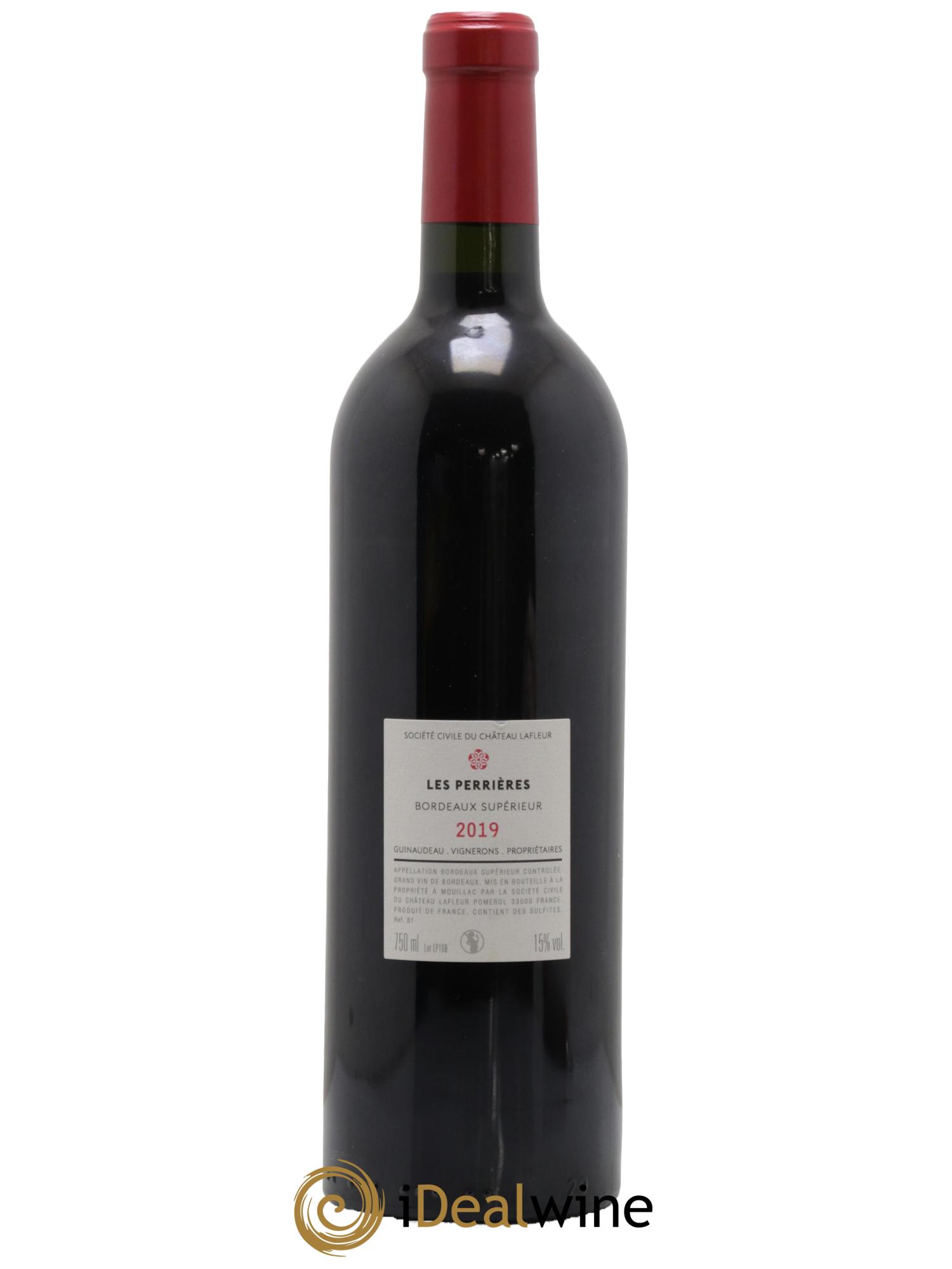 Bordeaux Supérieur Les Perrières de Lafleur 2019 - Posten von 1 Flasche - 1