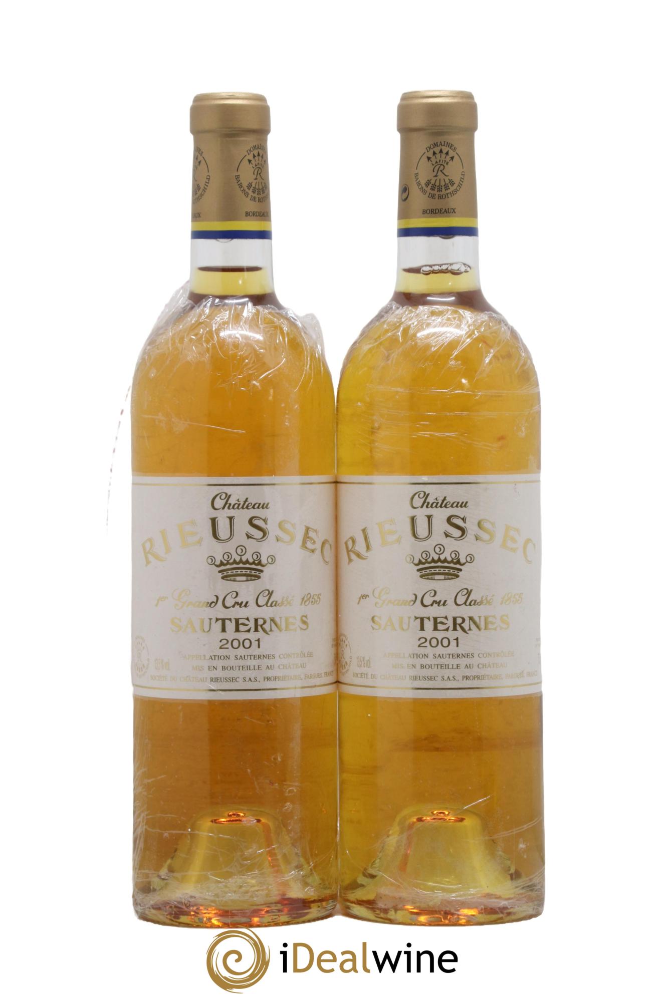 Château Rieussec 1er Grand Cru Classé 2001 - Posten von 2 Flaschen - 0