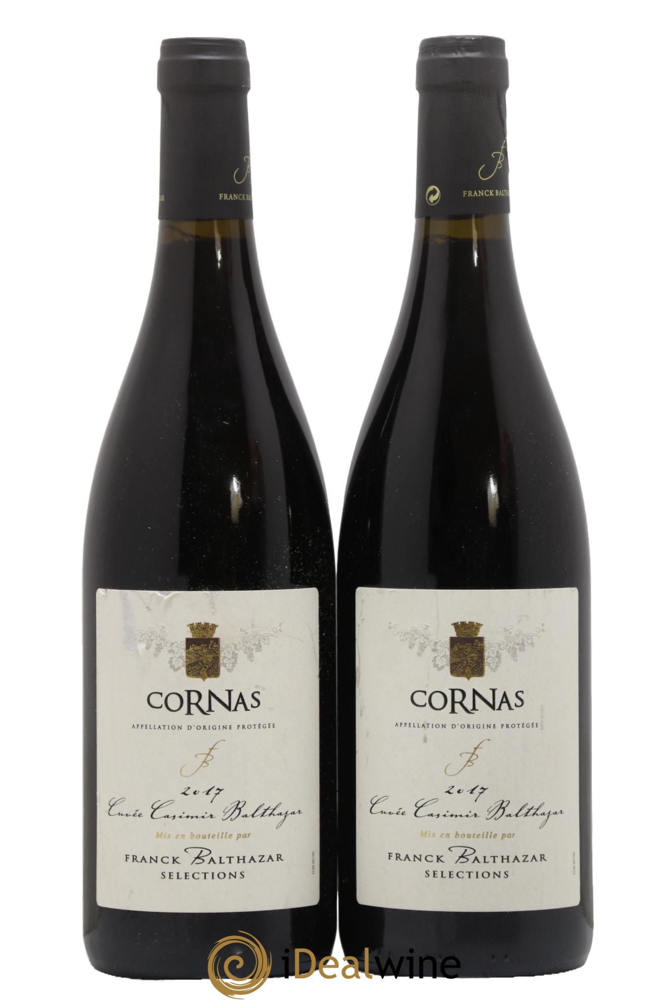 Cornas Cuvée Casimir Balthazar Franck Balthazar (Domaine) 2017 - Lot de 2 bouteilles - 0