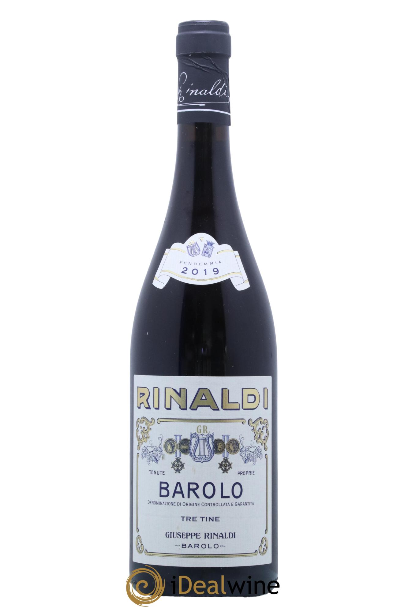 Barolo DOCG Tre Tine Giuseppe Rinaldi 2019 - Posten von 1 Flasche - 0