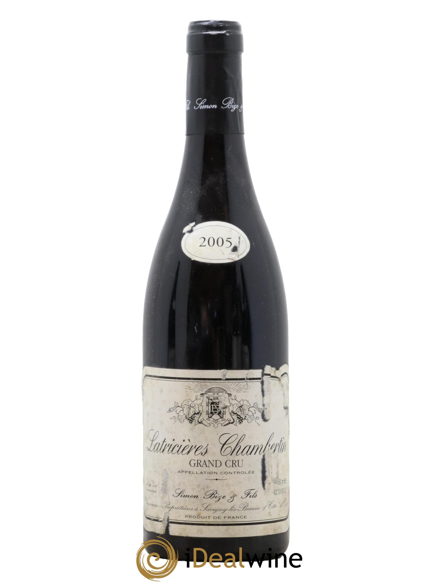 Latricières-Chambertin Grand Cru Simon Bize & Fils 2005 - Lotto di 1 bottiglia - 0