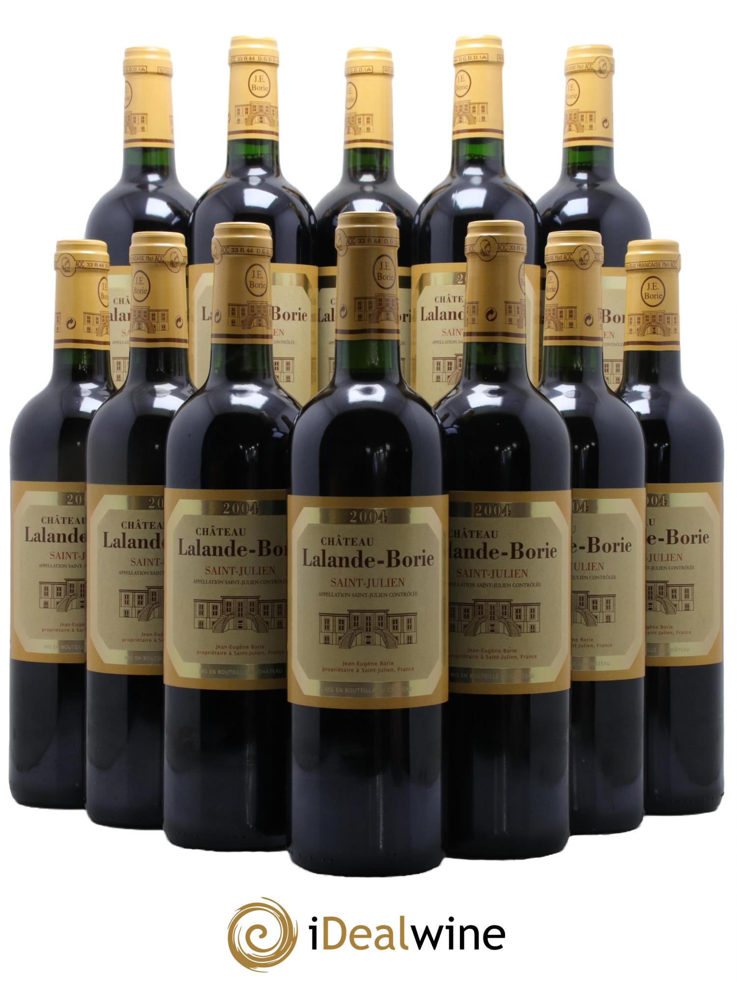 Château Lalande Borie 2004 - Lot of 12 bottles - 0