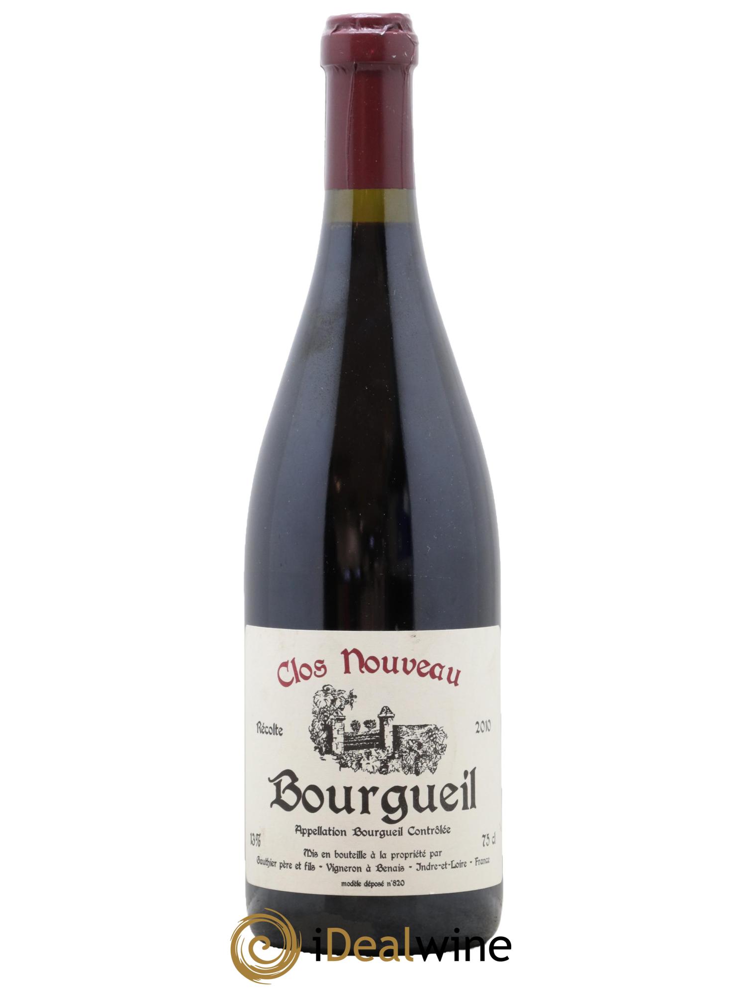 Bourgueil Clos Nouveau Domaine du Bel Air 2010 - Posten von 1 Flasche - 0