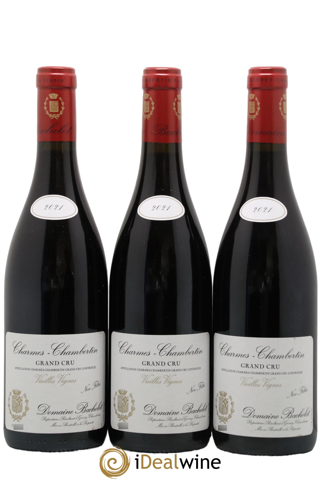 Charmes-Chambertin Grand Cru Vieilles Vignes Denis Bachelet (Domaine) 2021 - Posten von 3 Flaschen - 0