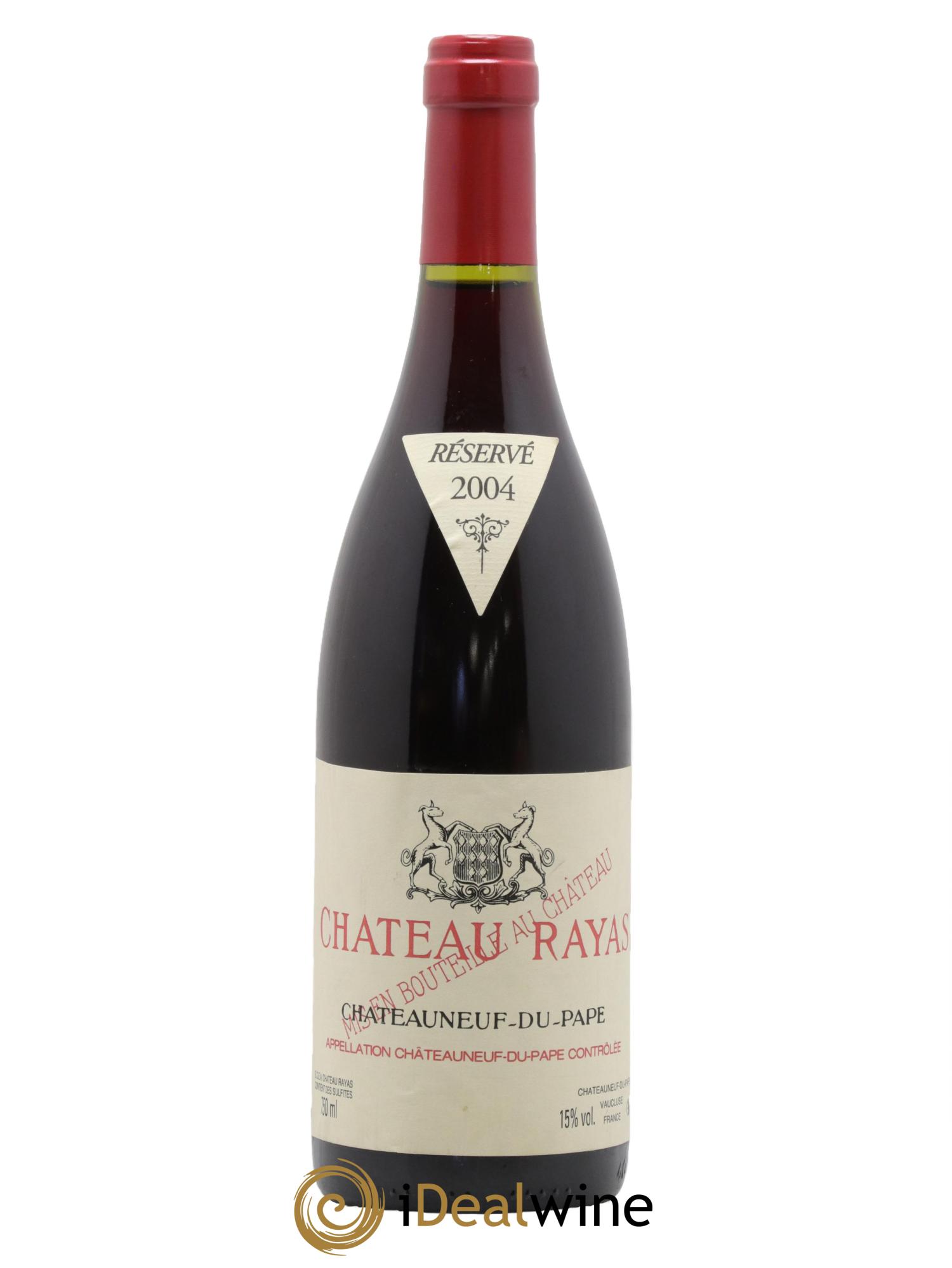 Châteauneuf-du-Pape Château Rayas Emmanuel Reynaud 2004 - Lot de 1 bouteille - 0