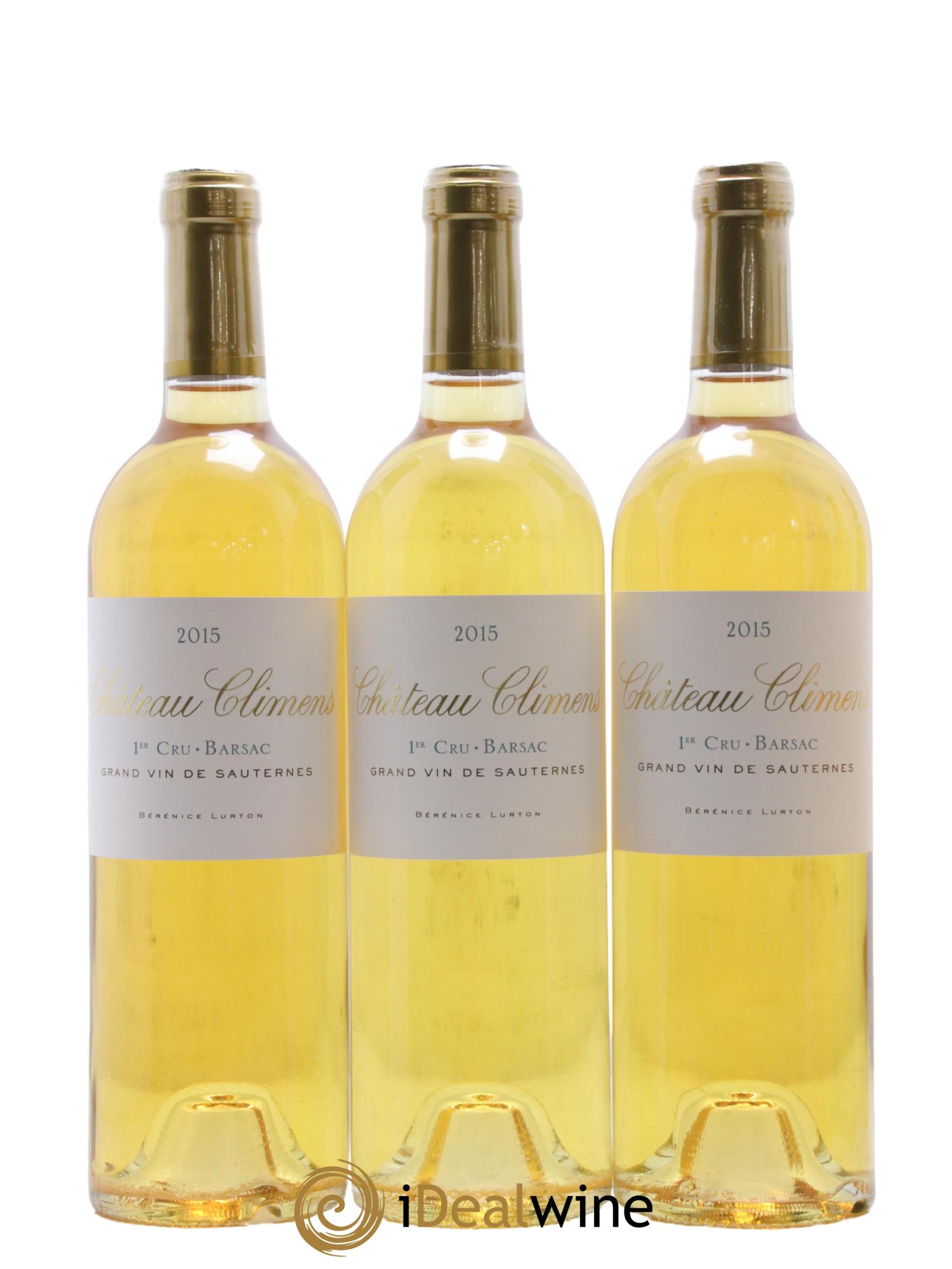 Château Climens 1er Grand Cru Classé 2015 - Lot de 6 bouteilles - 1