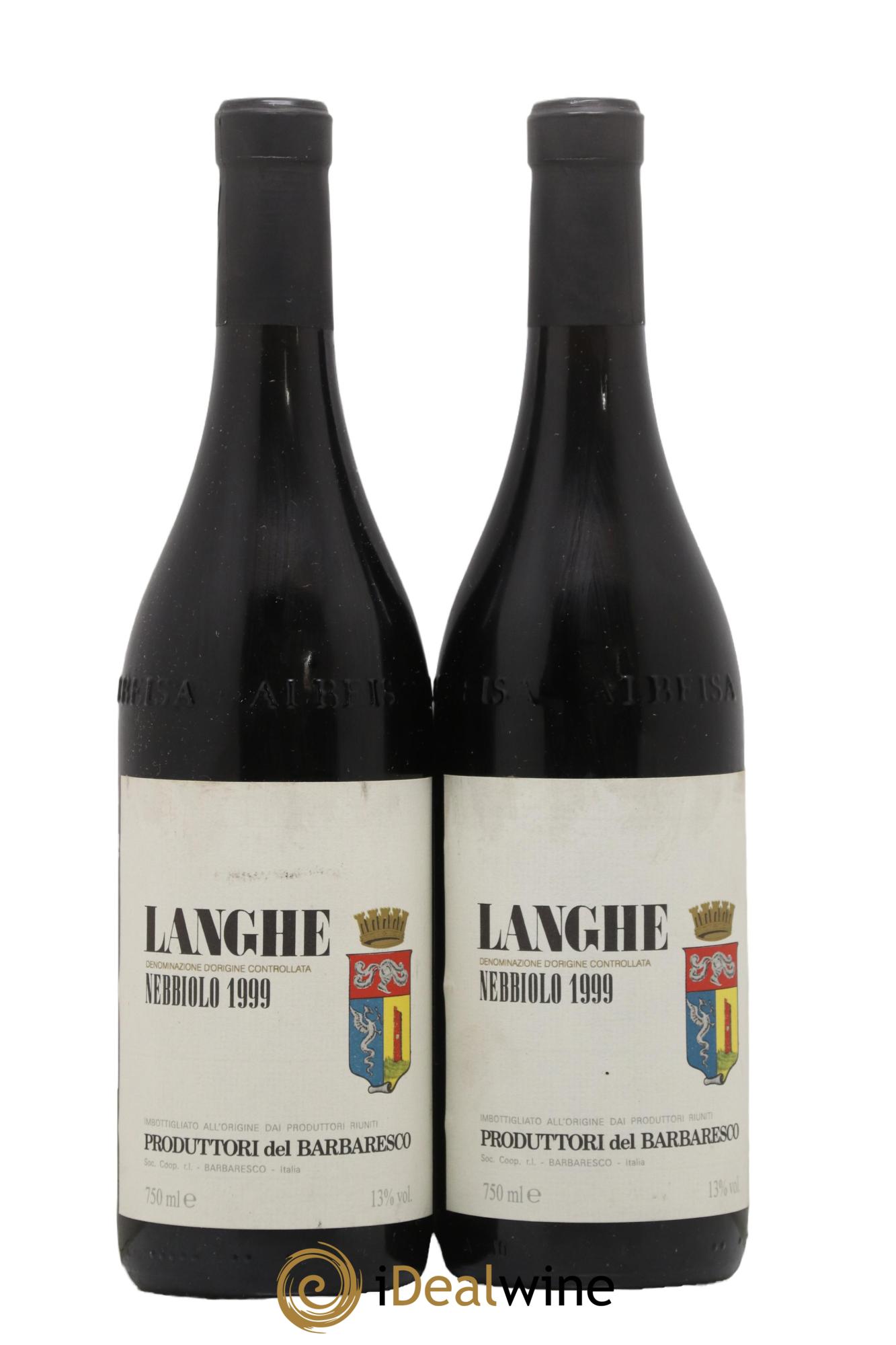 Langhe DOC Nebbiolo Produttori Del Barbaresco 1999 - Lot de 2 bouteilles - 0