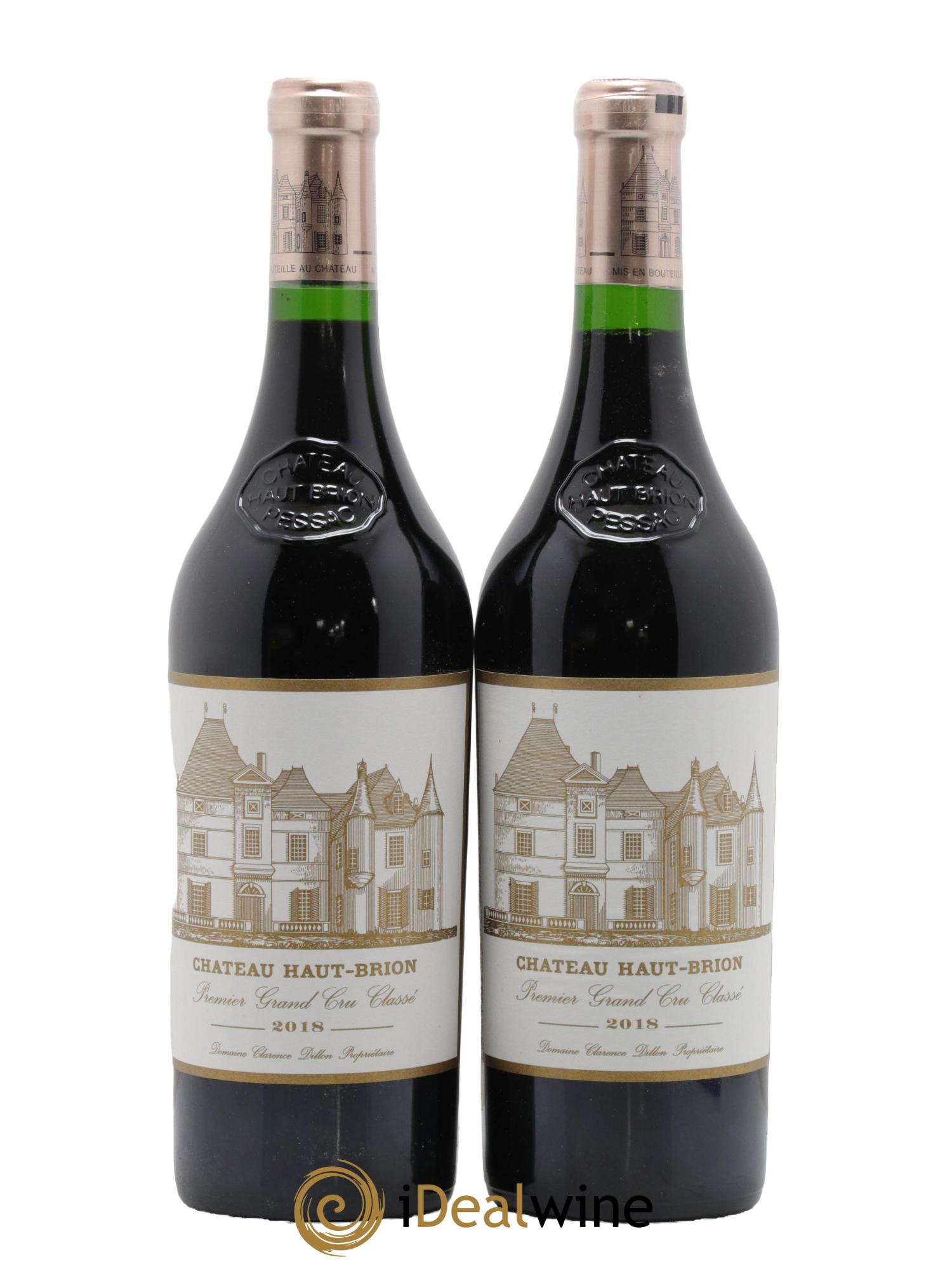 Château Haut Brion 1er Grand Cru Classé 2018 - Posten von 2 Flaschen - 0