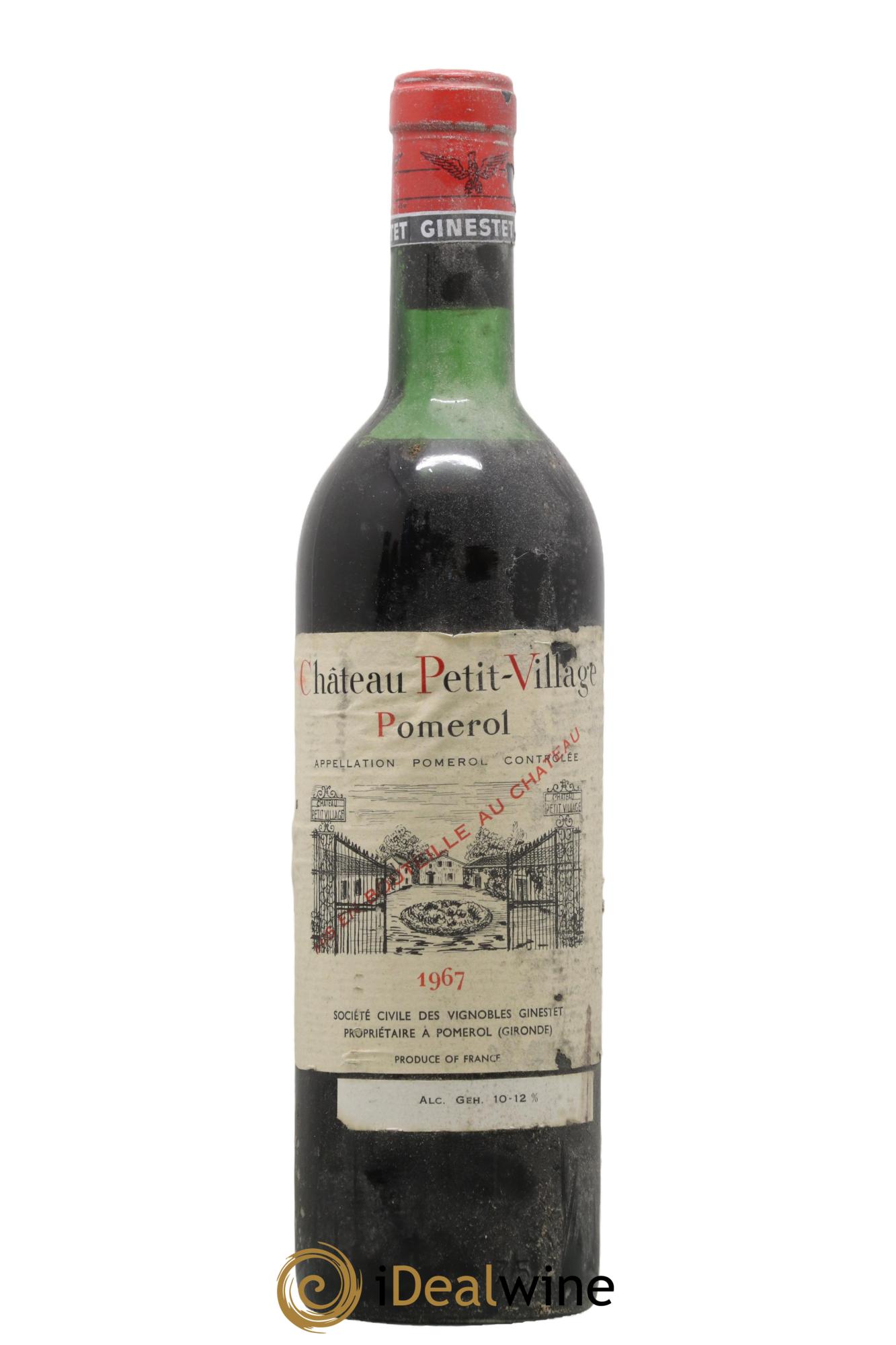 Château Petit Village 1967 - Lot de 1 bouteille - 0