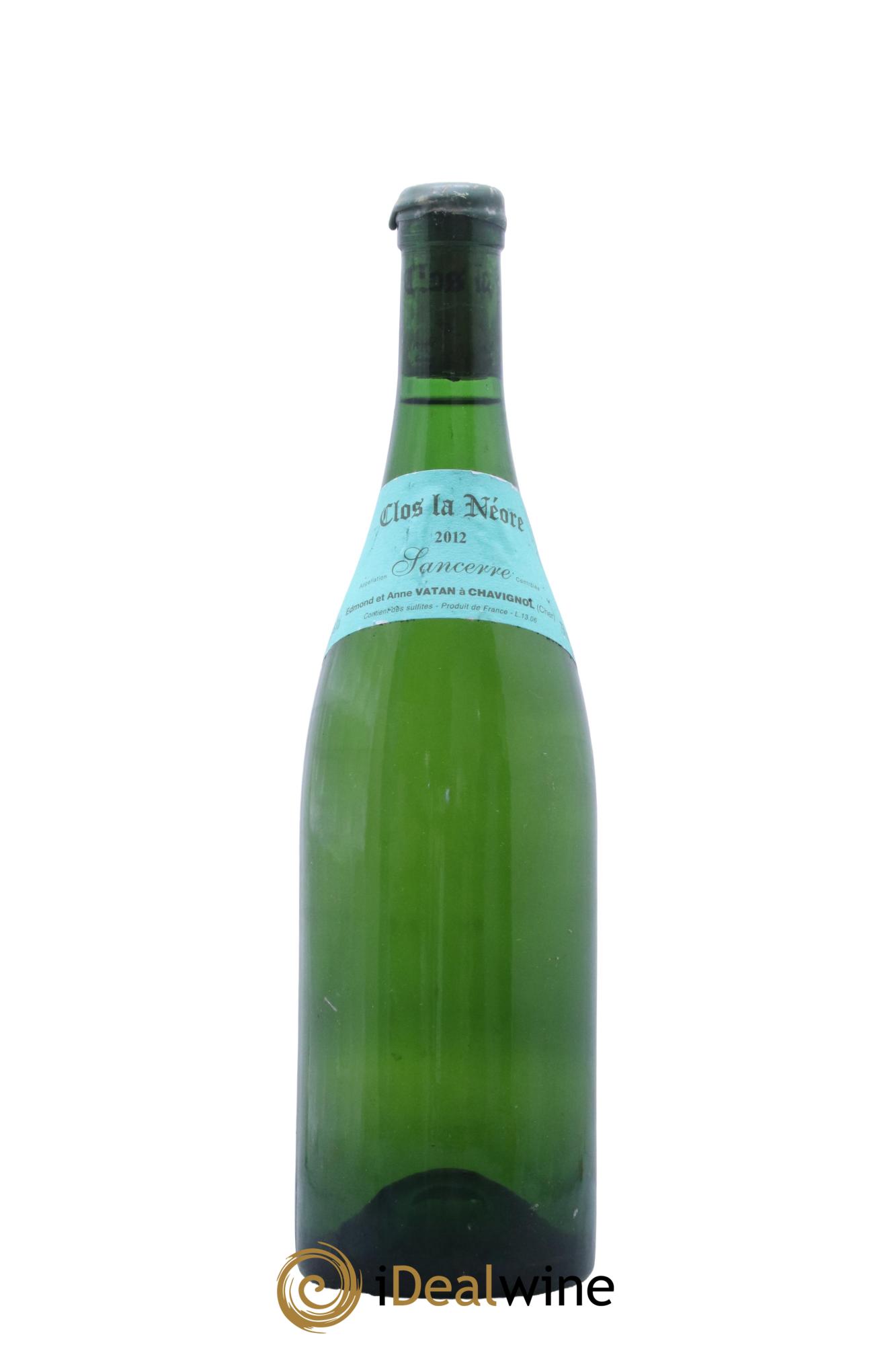 Sancerre Clos la Neore Edmond Vatan  2012 - Posten von 1 Flasche - 0