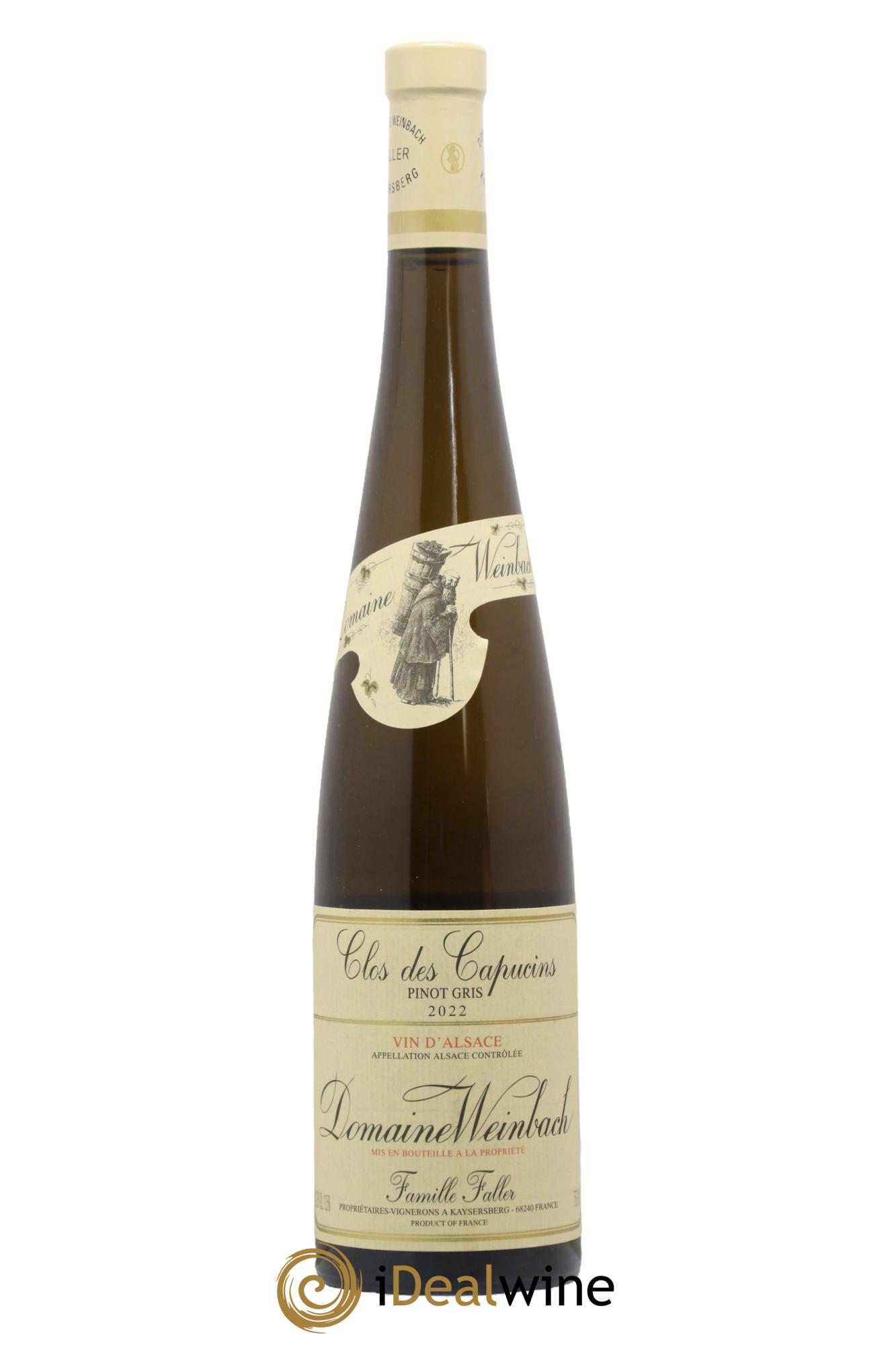 Alsace Pinot Gris Clos des Capucins Weinbach (Domaine) 2022 - Lot of 1 bottle - 0